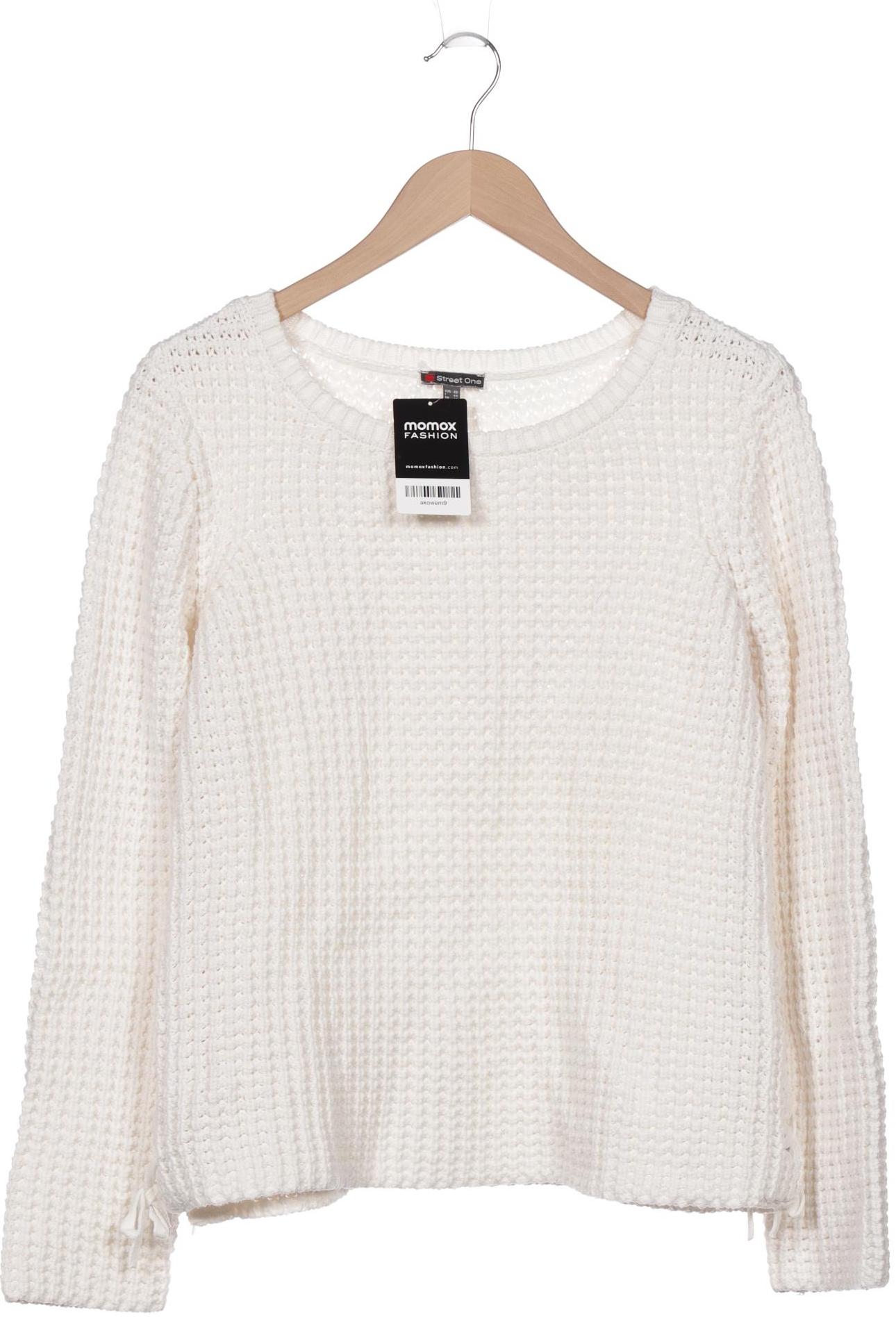 

Street One Damen Pullover, weiß, Gr. 40