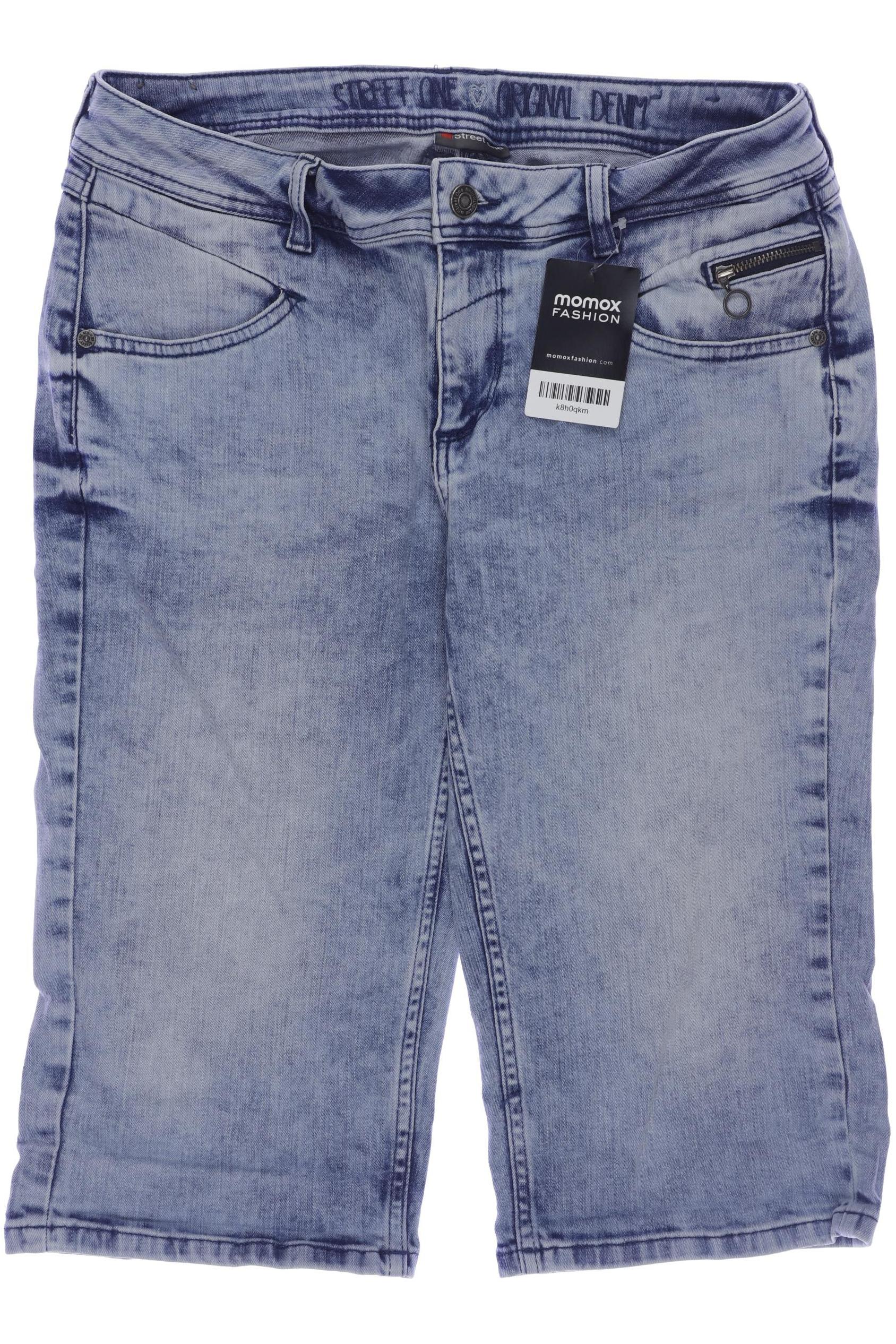 

Street One Damen Shorts, blau, Gr. 28