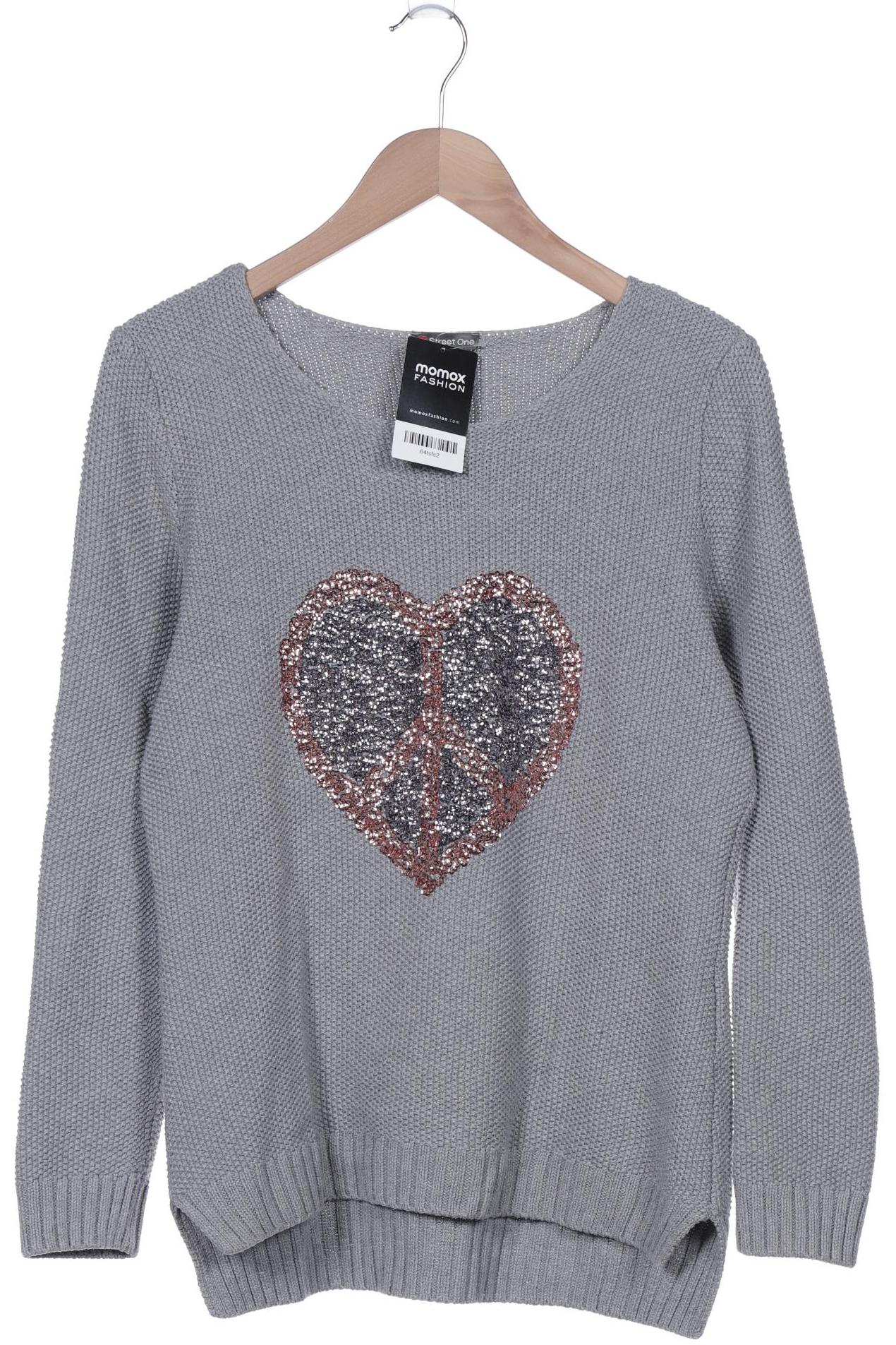 

Street One Damen Pullover, grau, Gr. 40