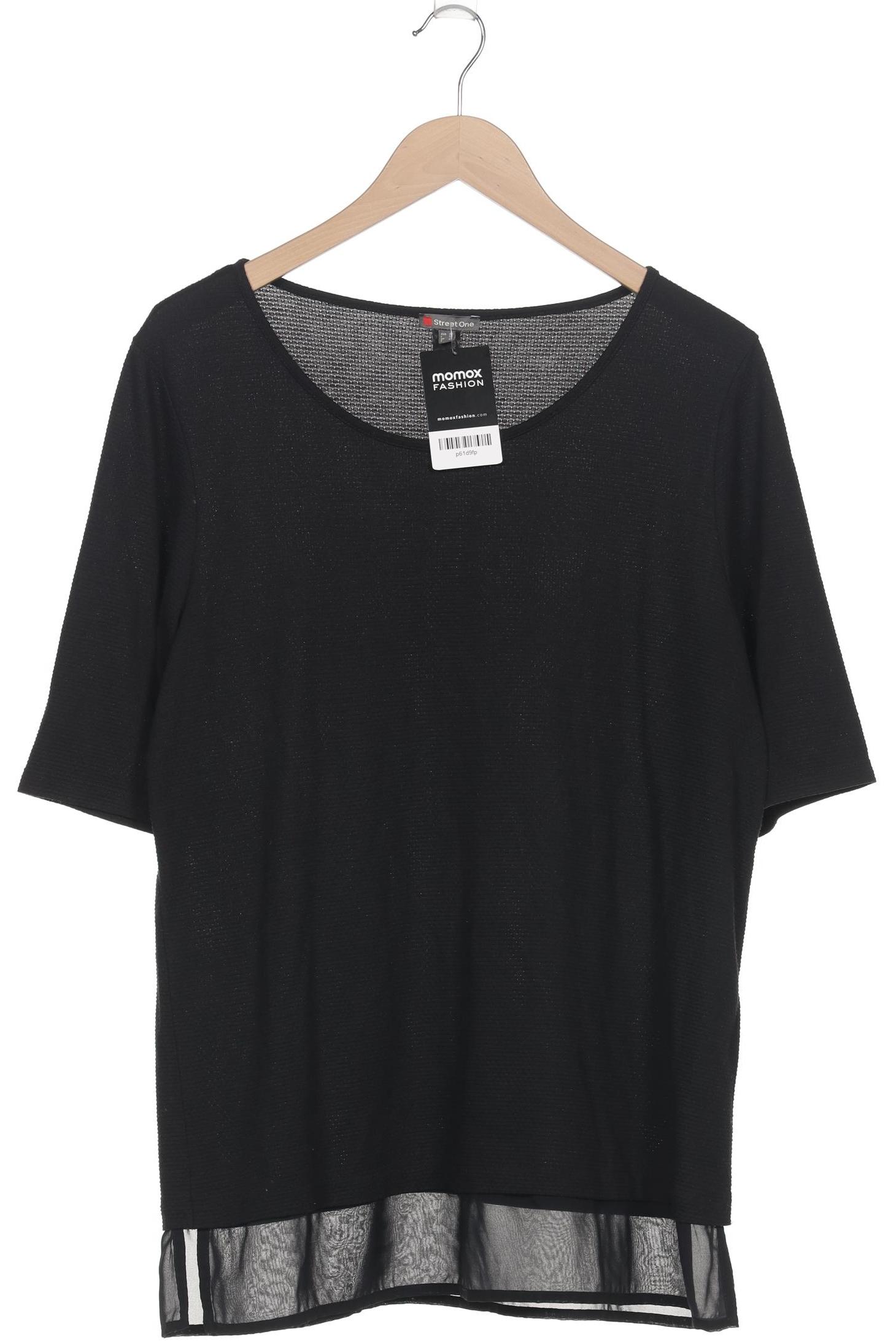 

Street One Damen T-Shirt, schwarz, Gr. 42