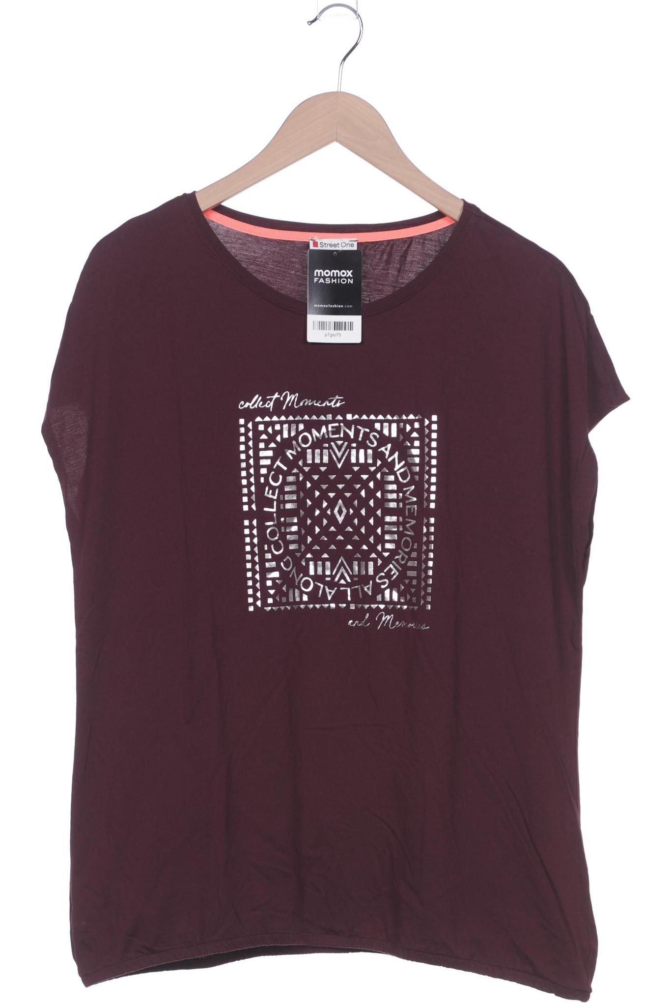 

Street One Damen T-Shirt, bordeaux, Gr. 46