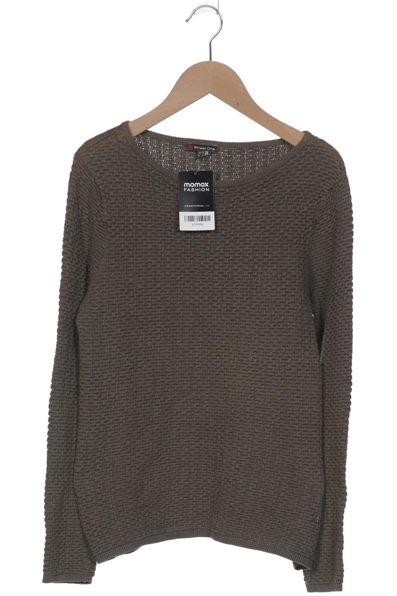 

Street One Damen Pullover, grün, Gr. 38