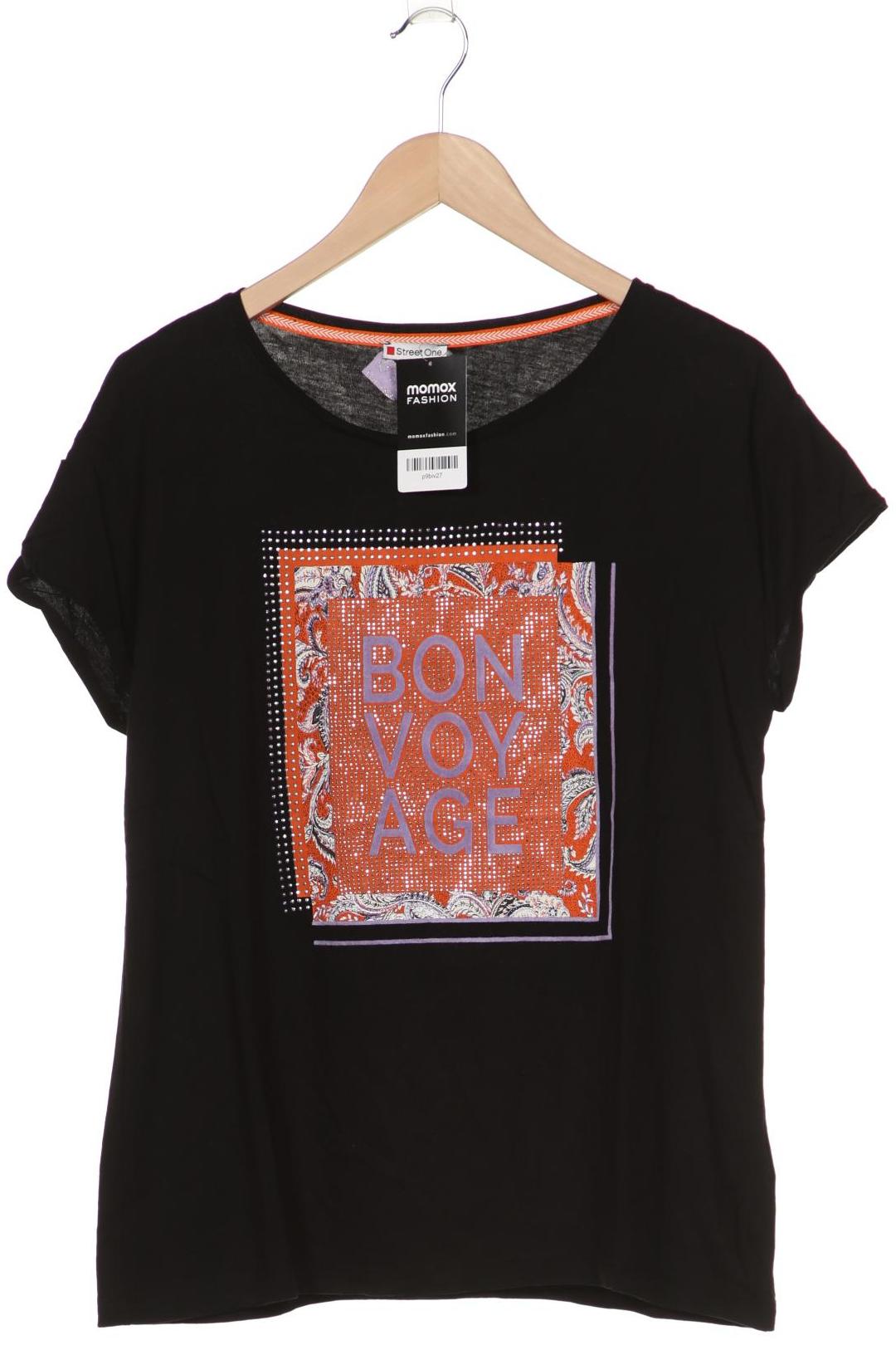 

Street One Damen T-Shirt, schwarz