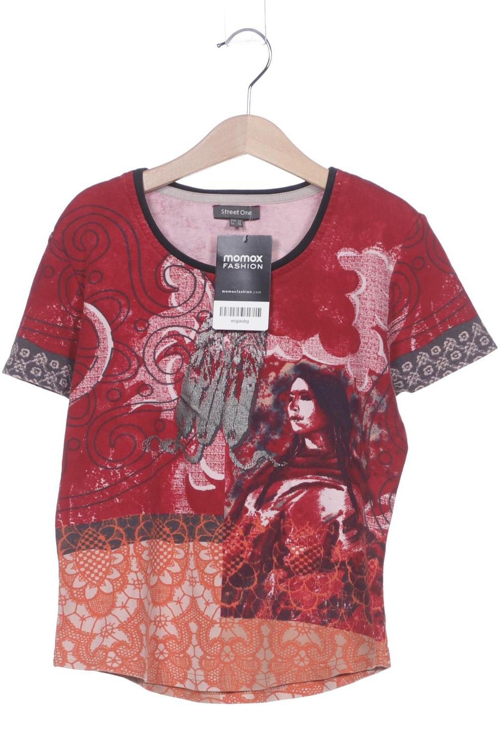 

Street One Damen T-Shirt, rot, Gr. 36