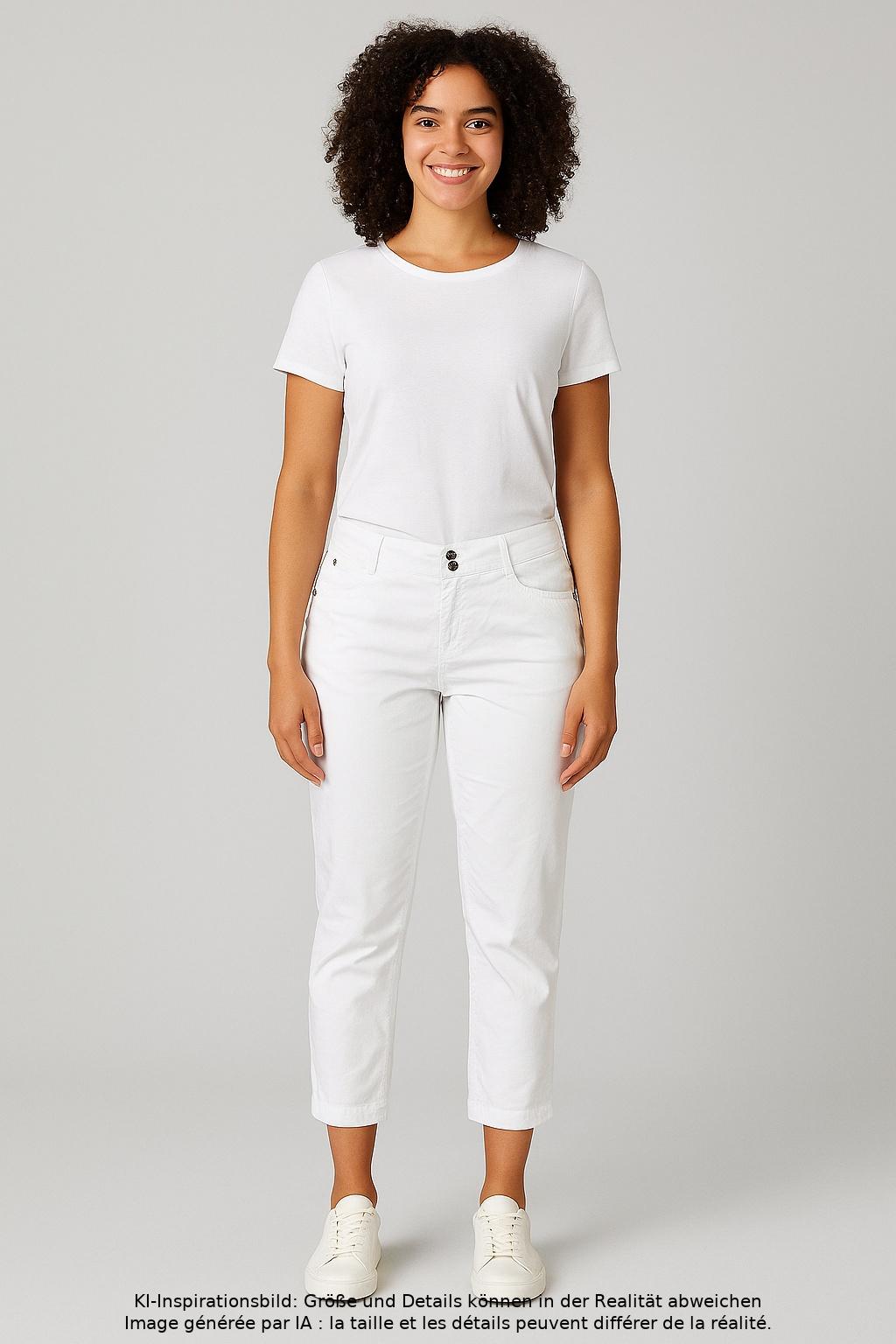 

Street One Damen Stoffhose, weiß, Gr. 38