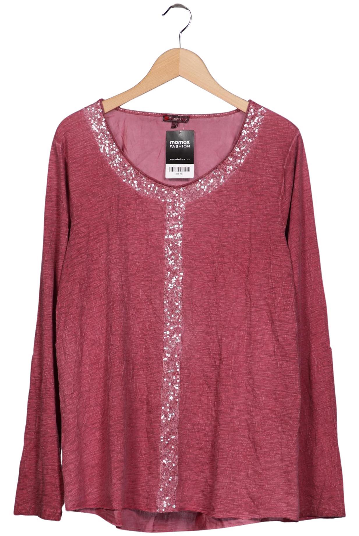 

Street One Damen Langarmshirt, pink, Gr. 42