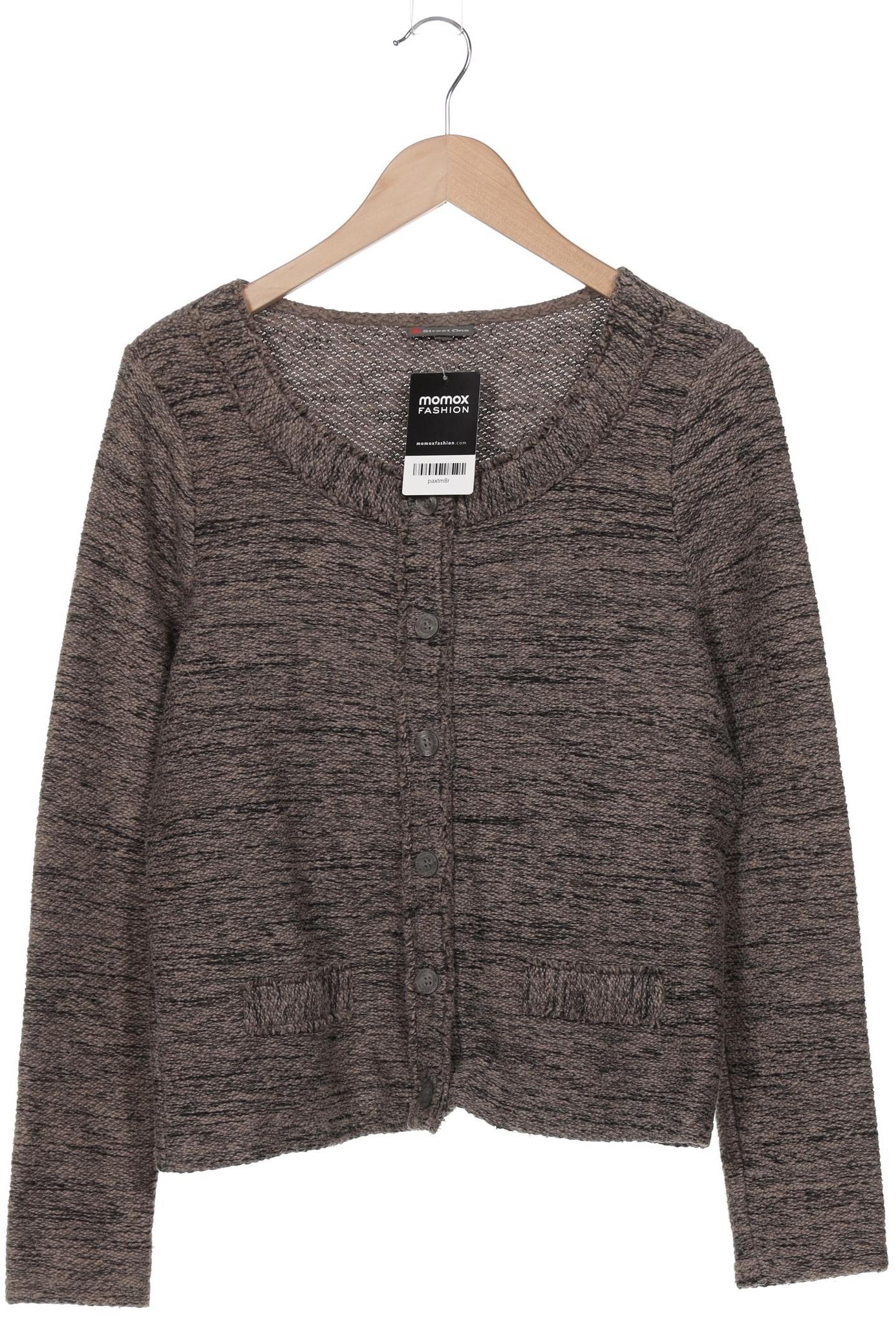 

Street One Damen Strickjacke, braun, Gr. 42