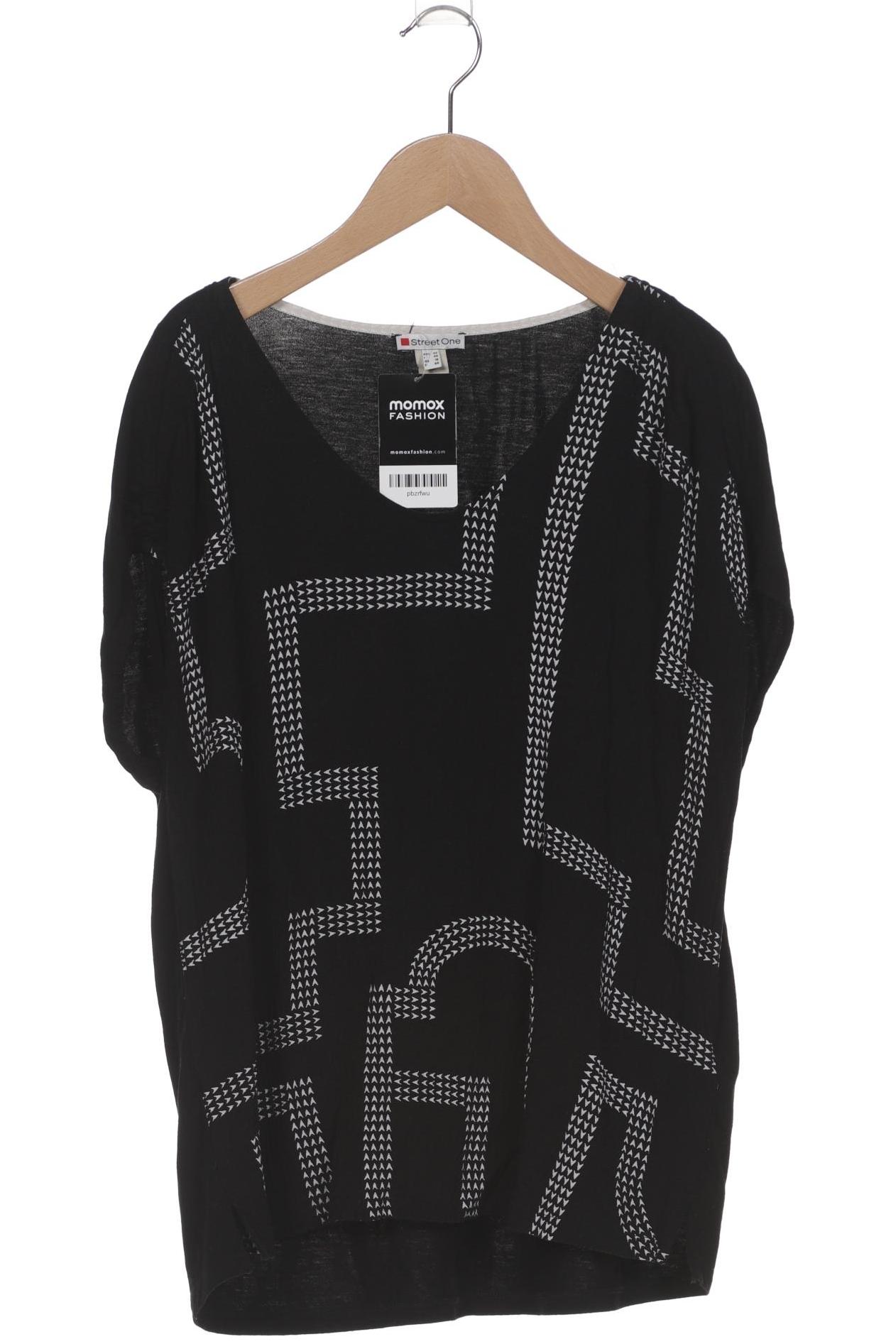 

Street One Damen T-Shirt, schwarz, Gr. 42