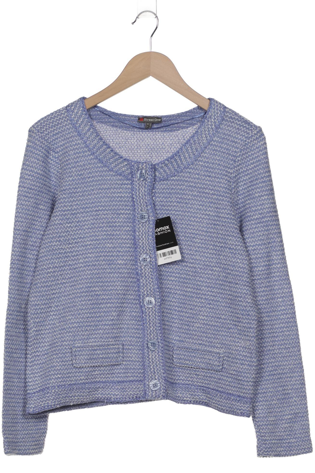 

Street One Damen Strickjacke, hellblau, Gr. 42
