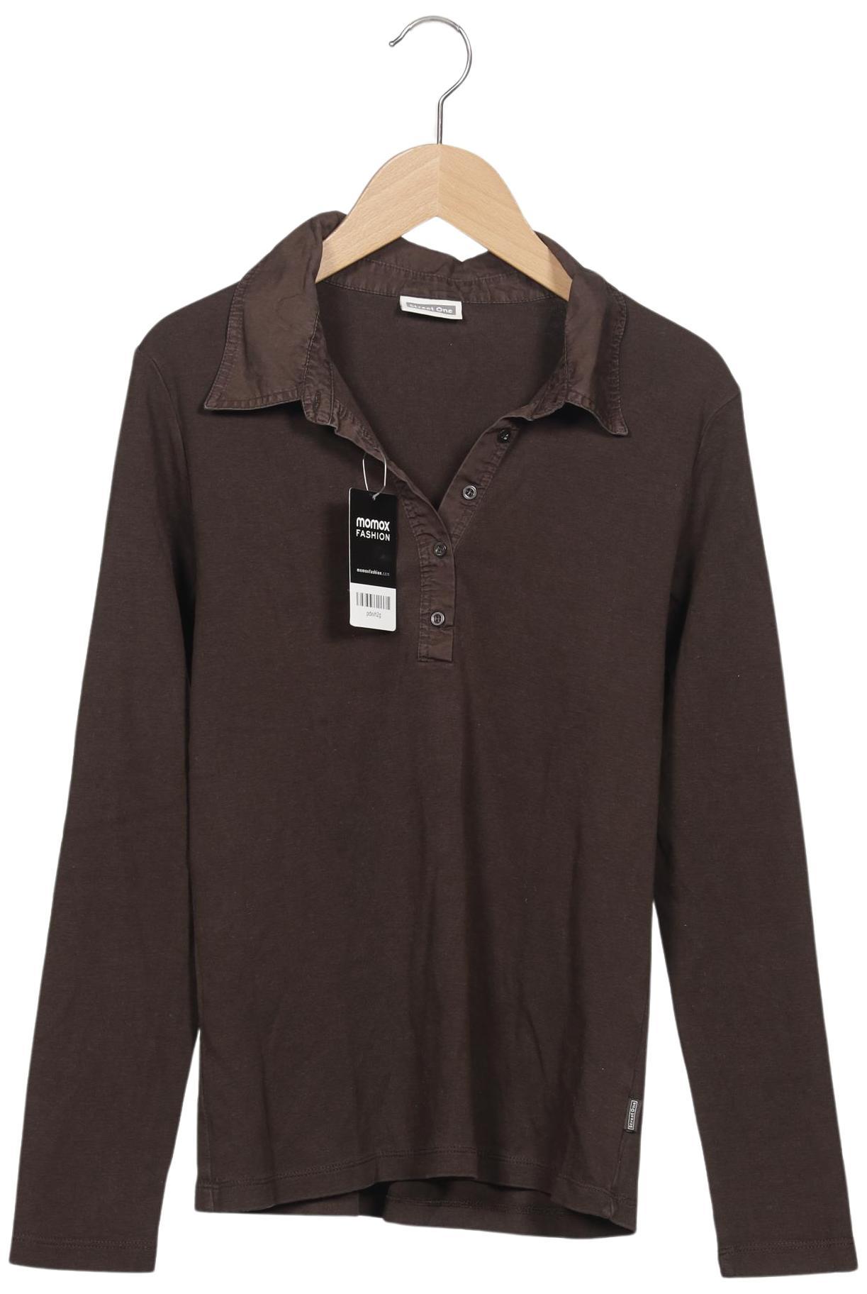 

Street One Damen Poloshirt, braun, Gr. 40