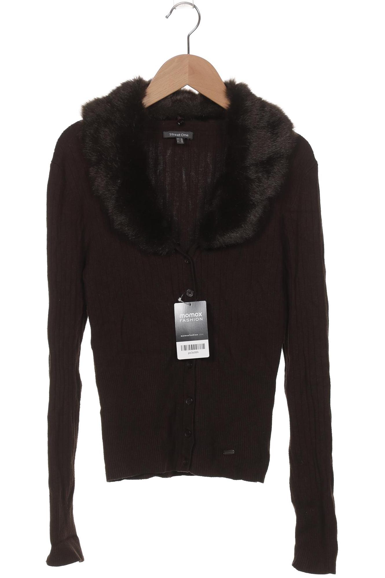 

Street One Damen Strickjacke, braun, Gr. 36