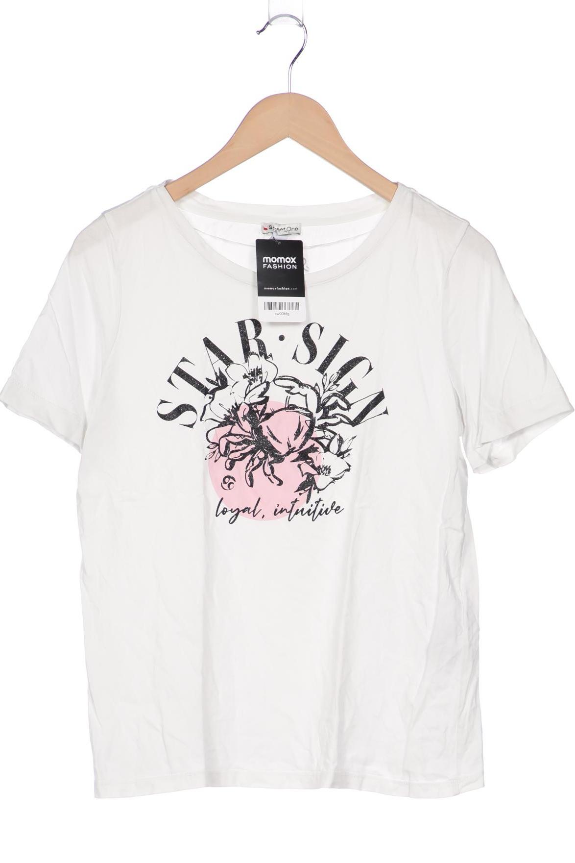 

Street One Damen T-Shirt, weiß, Gr. 38