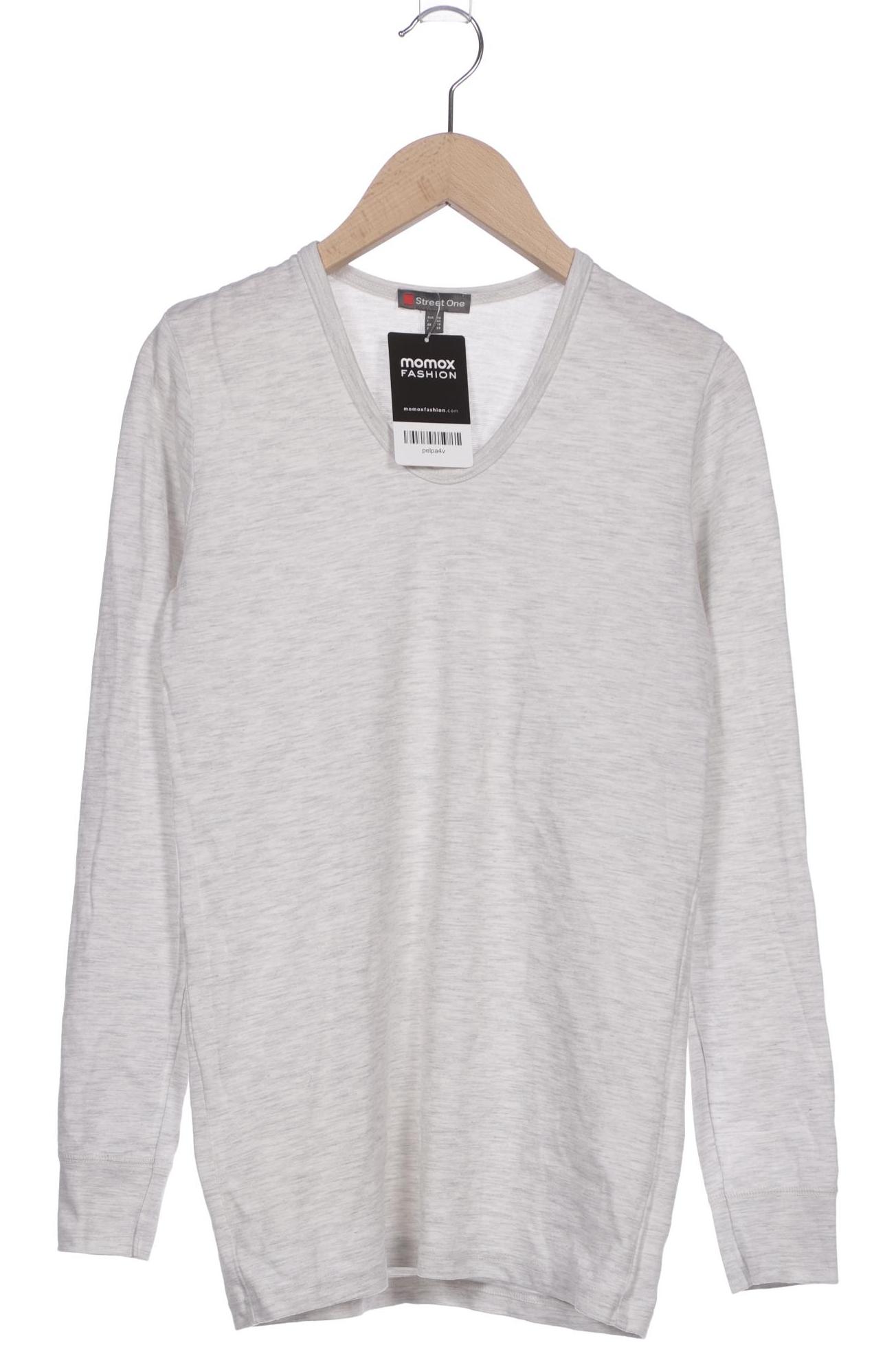 

Street One Damen Langarmshirt, cremeweiß, Gr. 36