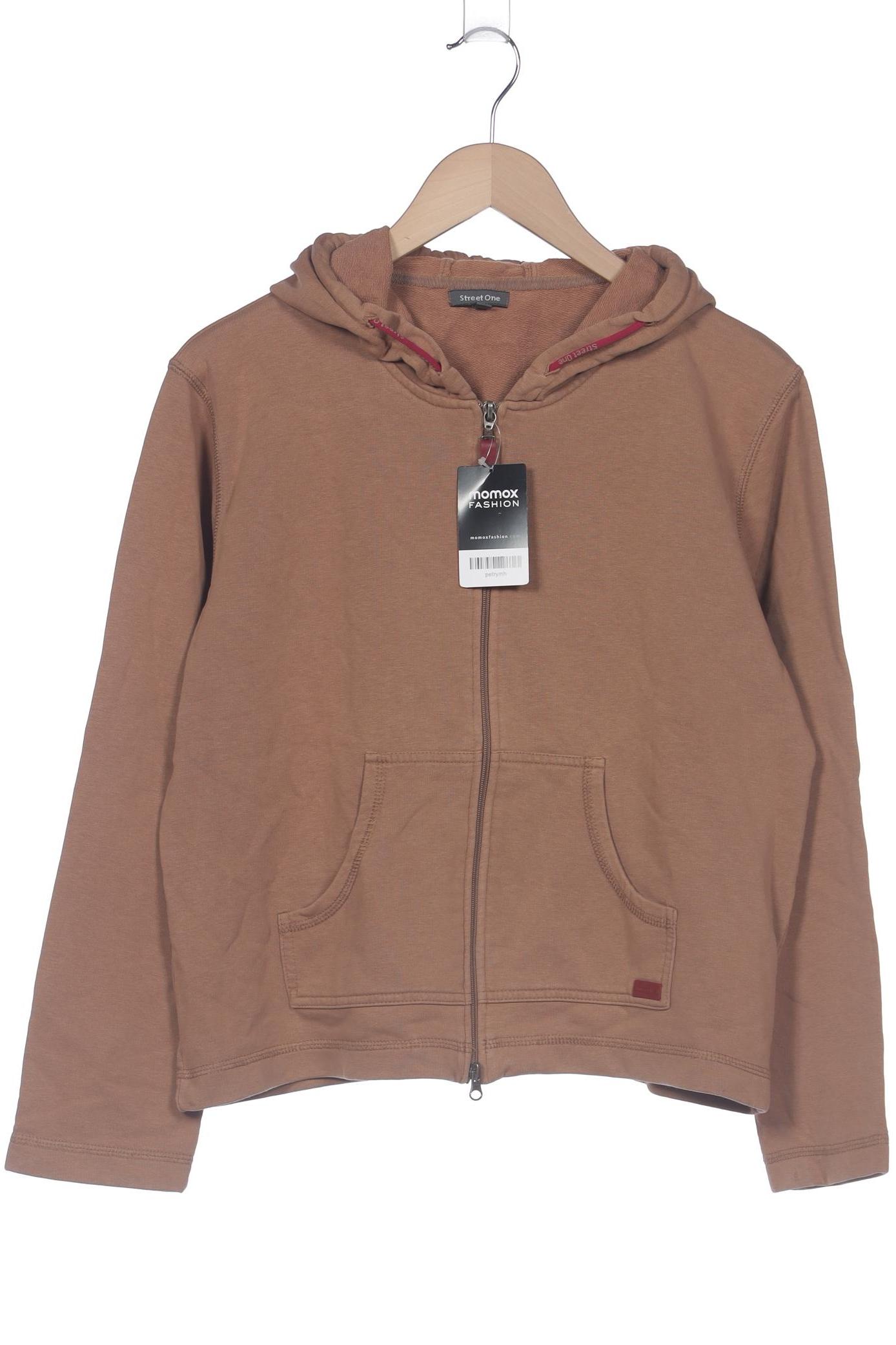 

Street One Damen Kapuzenpullover, braun, Gr. 40