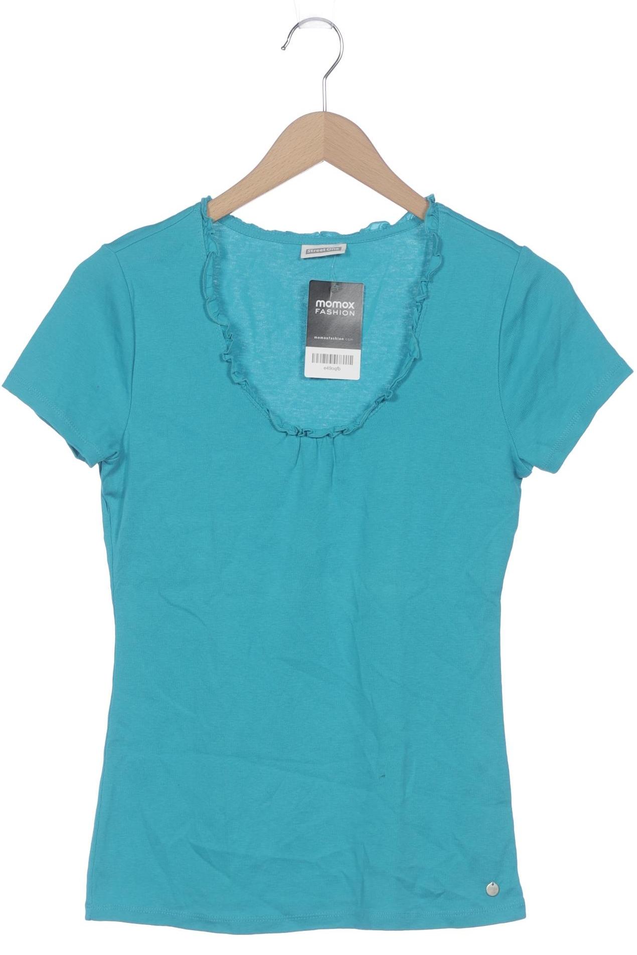 

Street One Damen T-Shirt, blau, Gr. 40