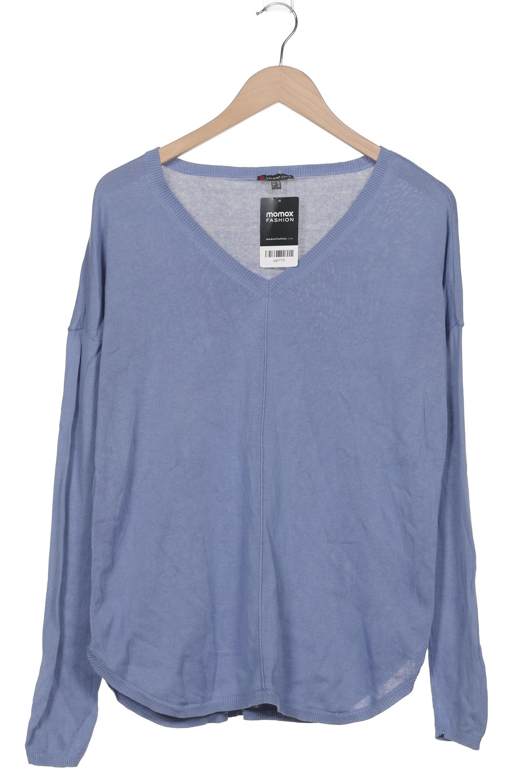 

Street One Damen Pullover, blau, Gr. 40