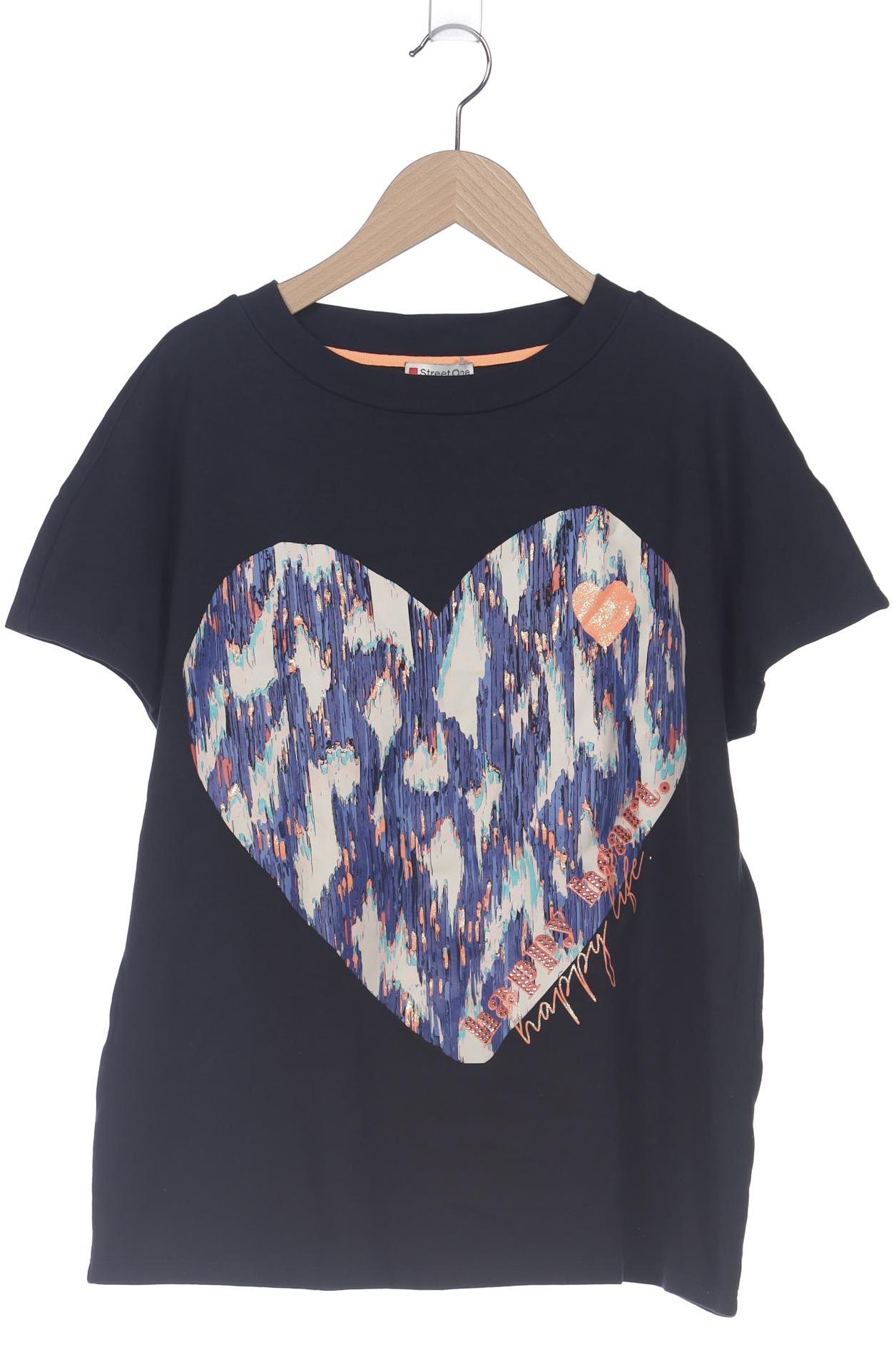 

Street One Damen T-Shirt, marineblau, Gr. 40