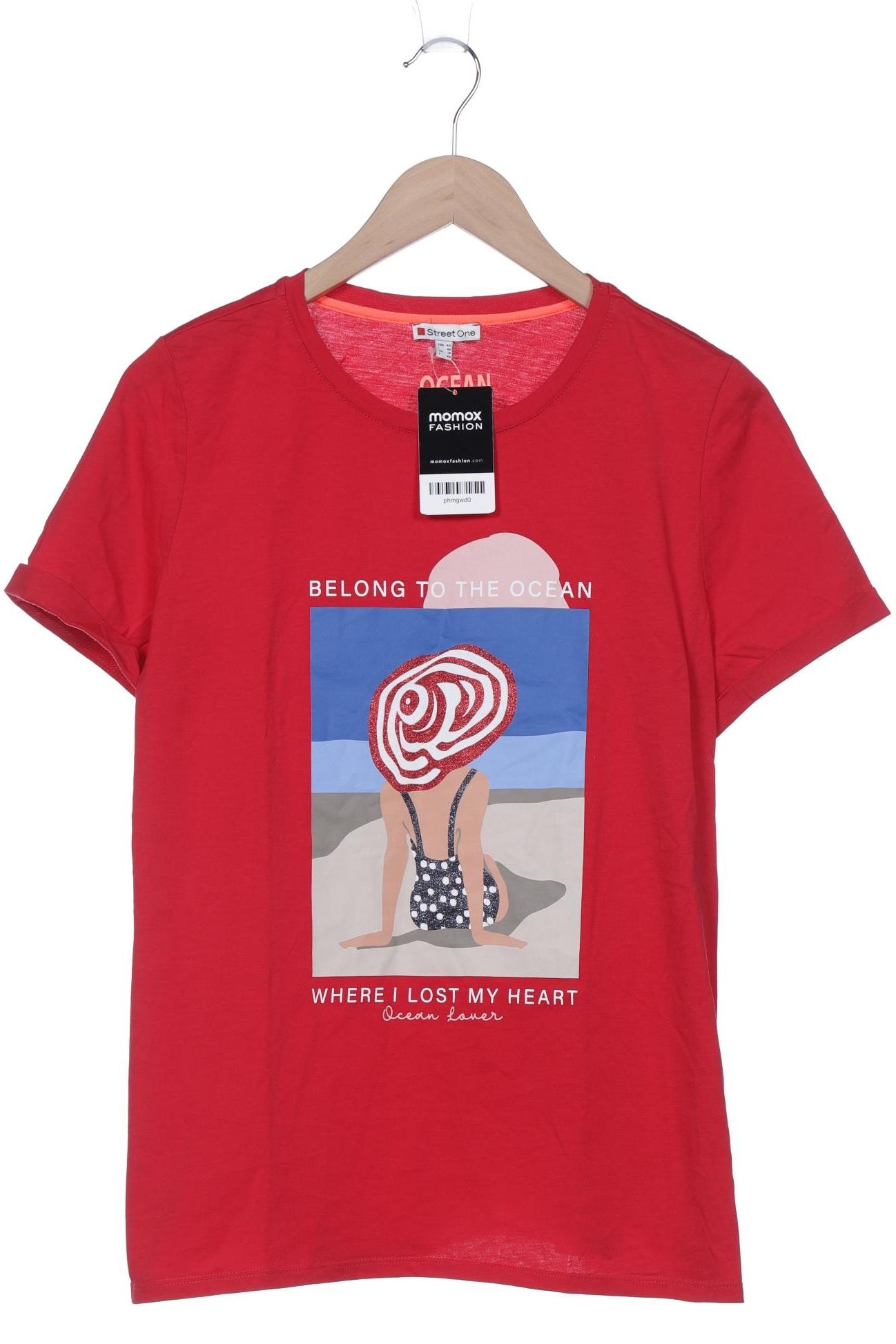 

Street One Damen T-Shirt, rot, Gr. 42