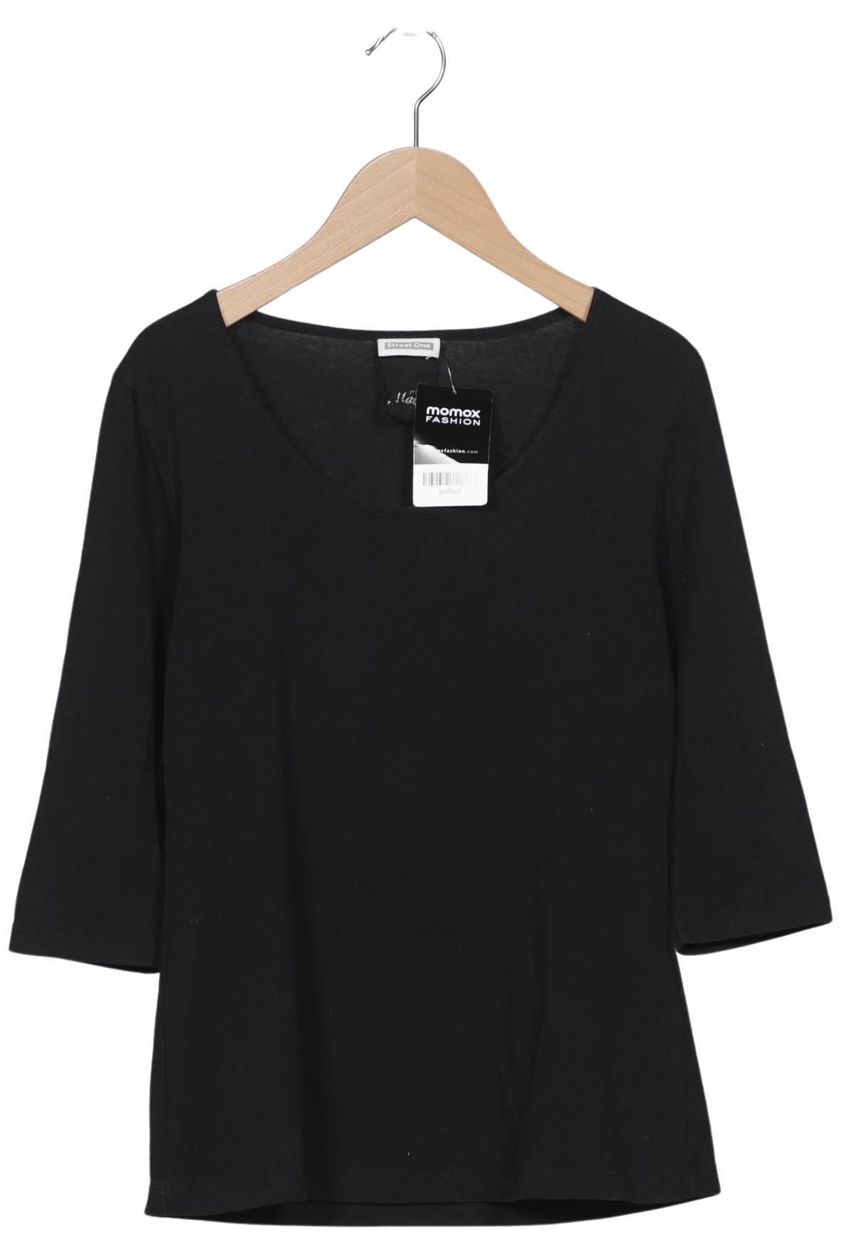 

Street One Damen Langarmshirt, schwarz, Gr. 38