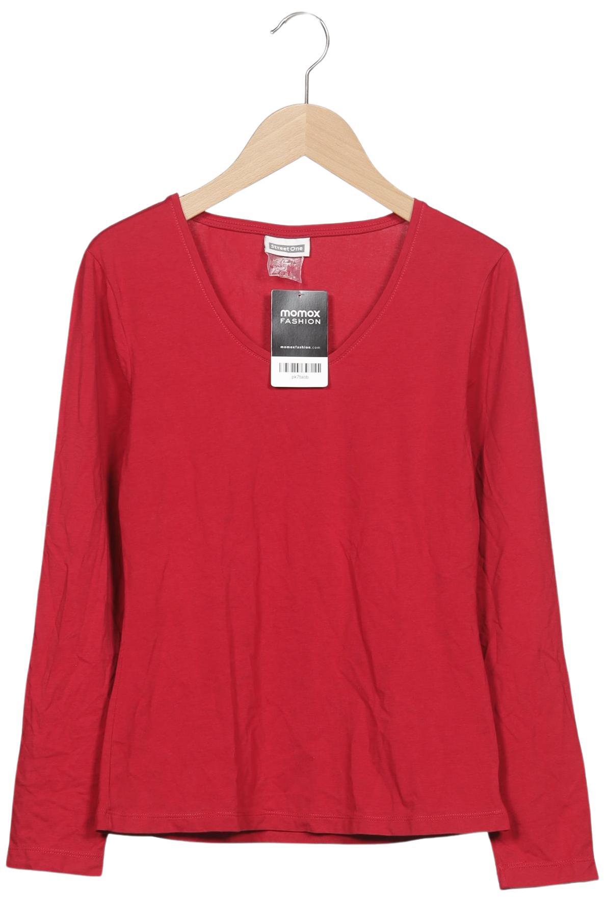 

Street One Damen Langarmshirt, rot, Gr. 36