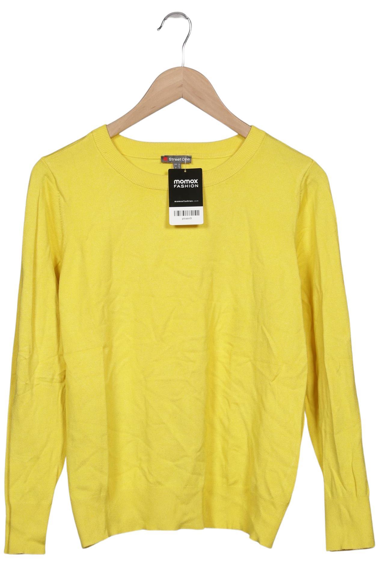 

Street One Damen Pullover, gelb, Gr. 38