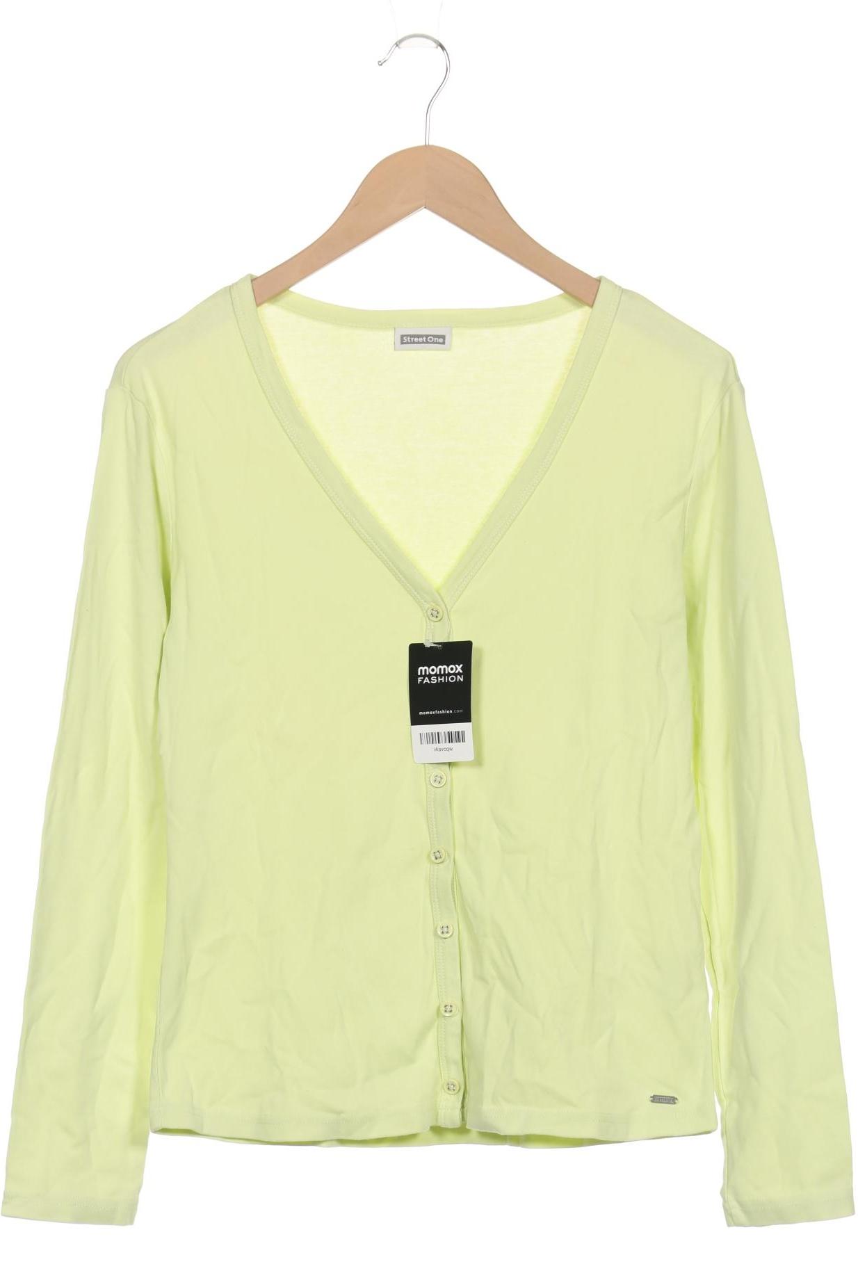 

Street One Damen Strickjacke, hellgrün, Gr. 42