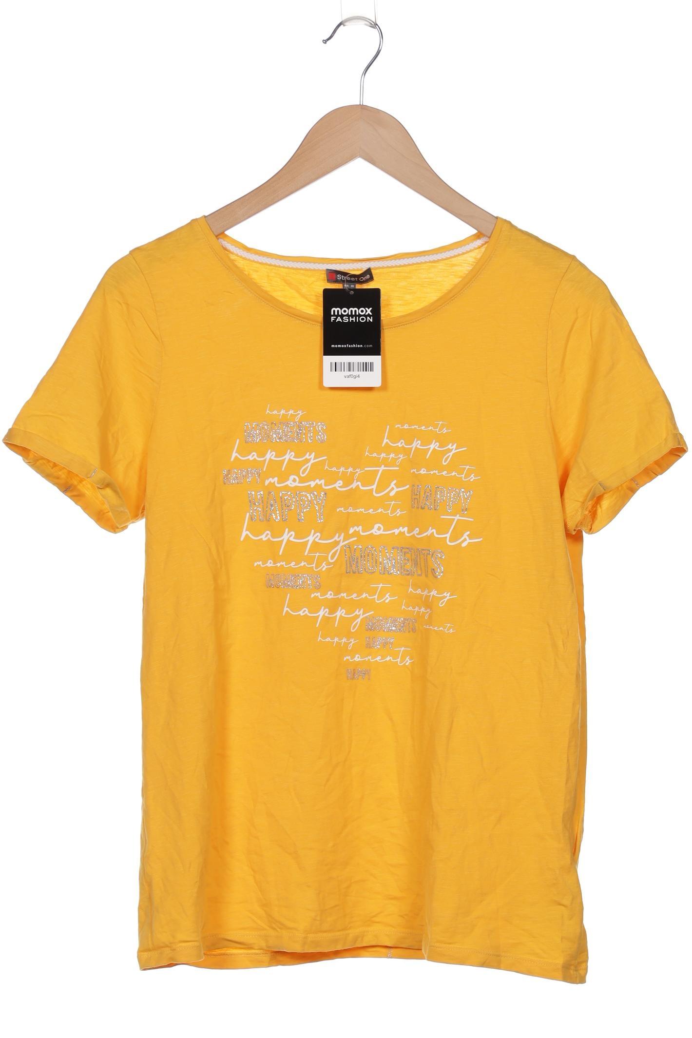 

Street One Damen T-Shirt, gelb, Gr. 40
