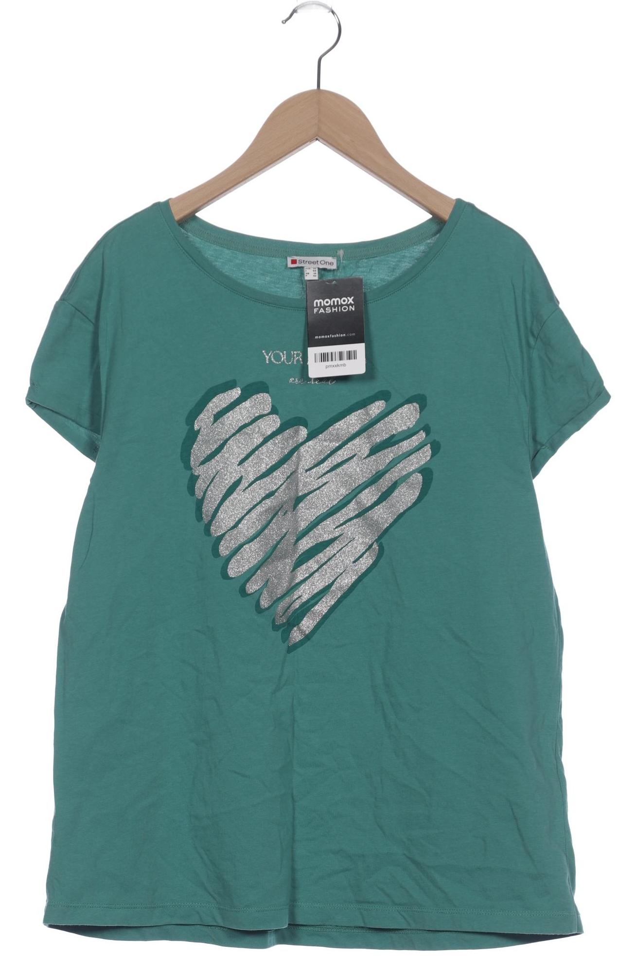 

Street One Damen T-Shirt, türkis, Gr. 40