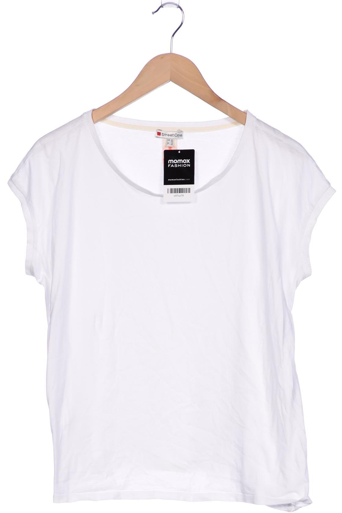 

Street One Damen T-Shirt, weiß, Gr. 44