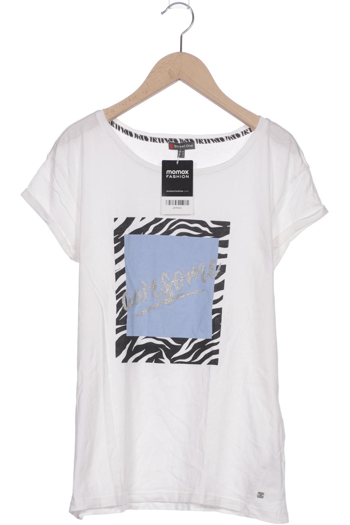 

Street One Damen T-Shirt, weiß, Gr. 36