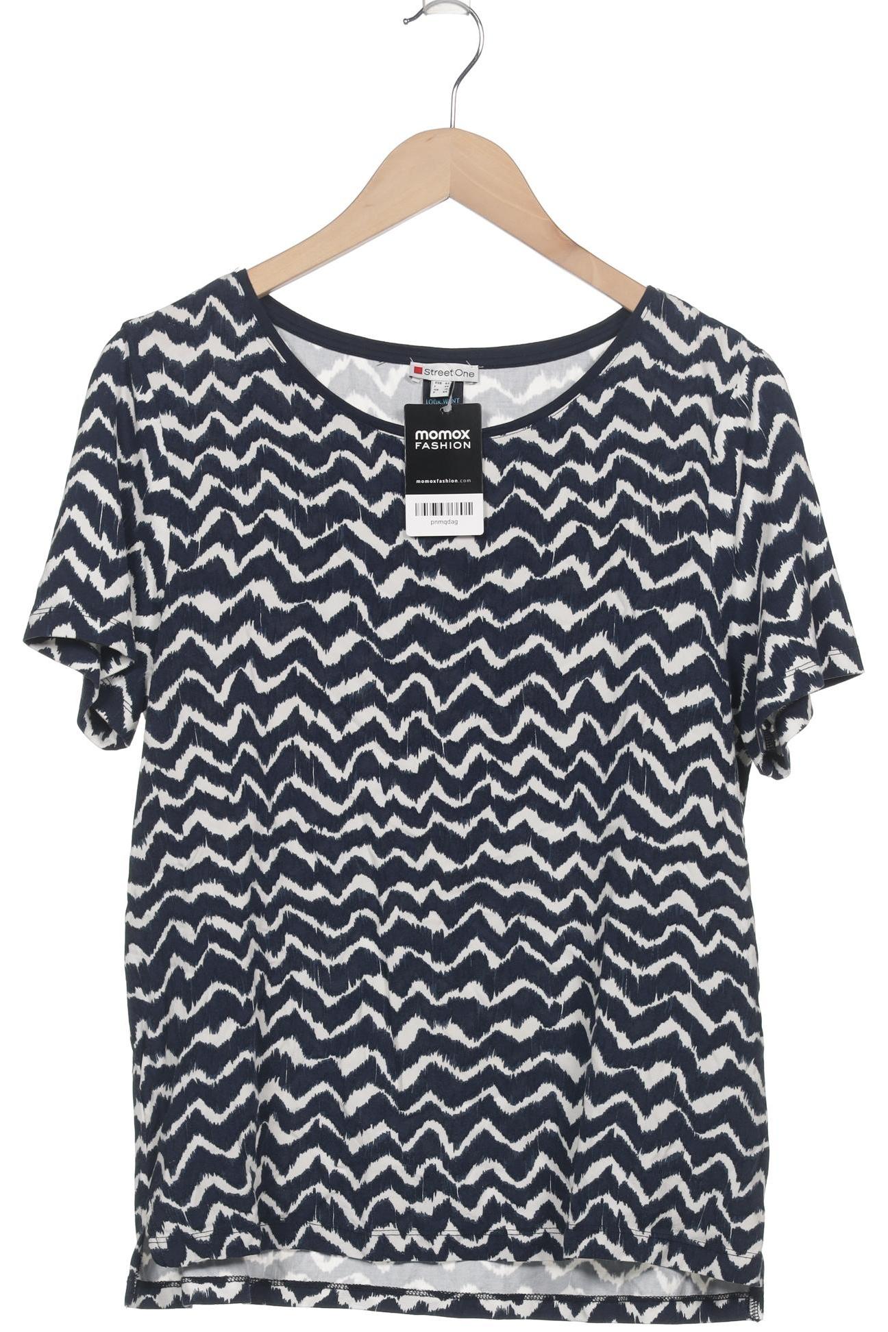 

Street One Damen T-Shirt, marineblau, Gr. 42