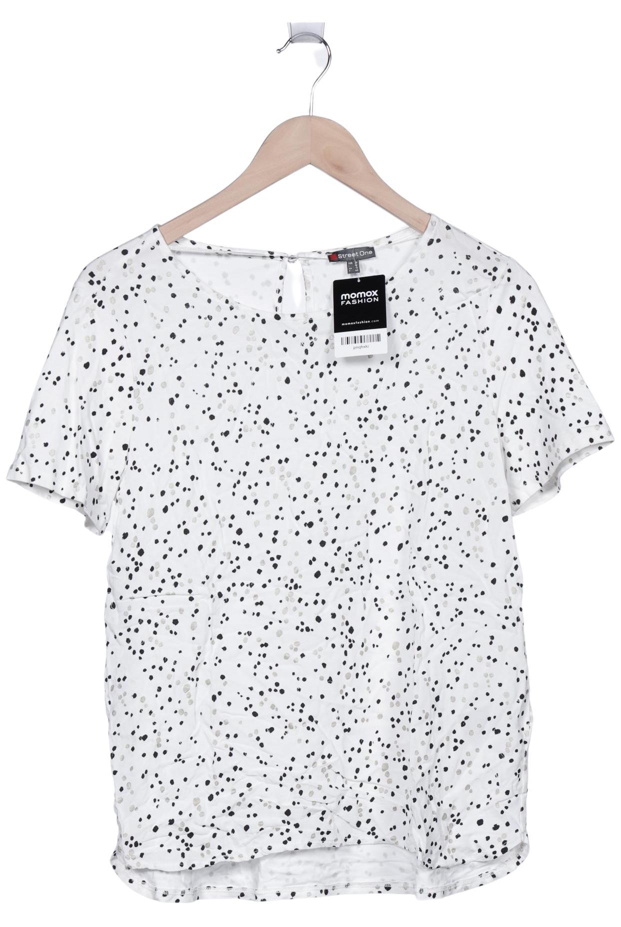 

Street One Damen T-Shirt, weiß, Gr. 38