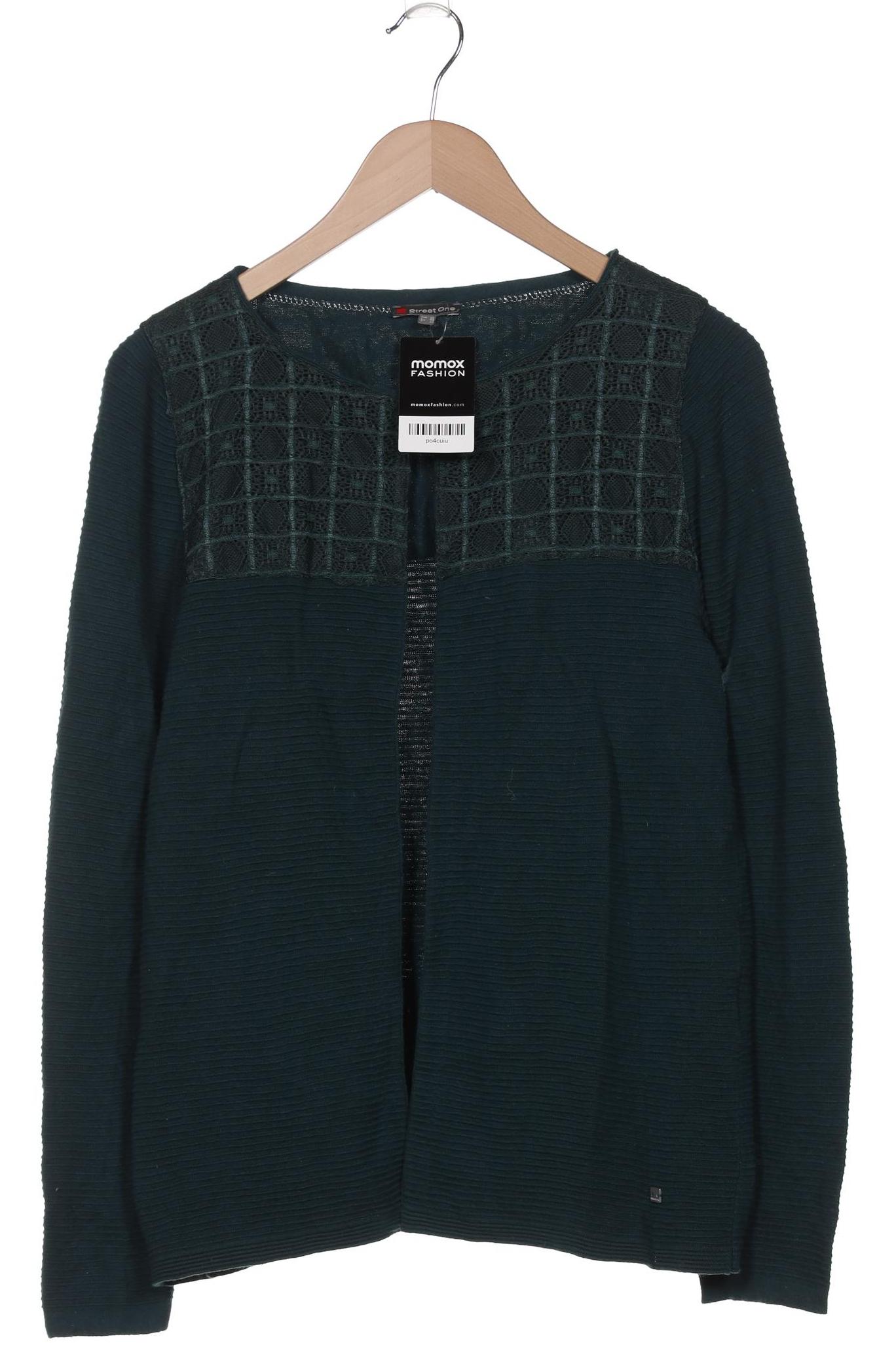 

Street One Damen Strickjacke, grün, Gr. 40