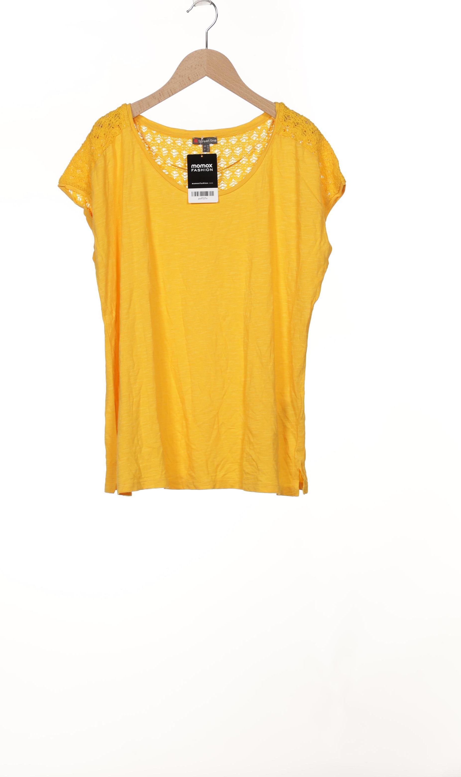 

Street One Damen T-Shirt, gelb, Gr. 42