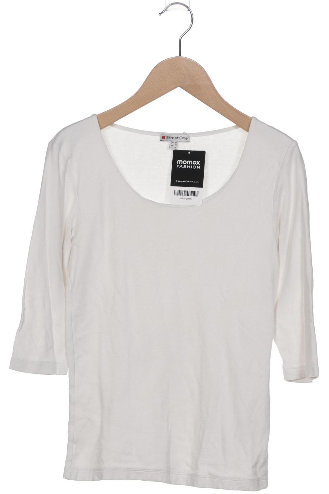 

Street One Damen Langarmshirt, weiß, Gr. 34