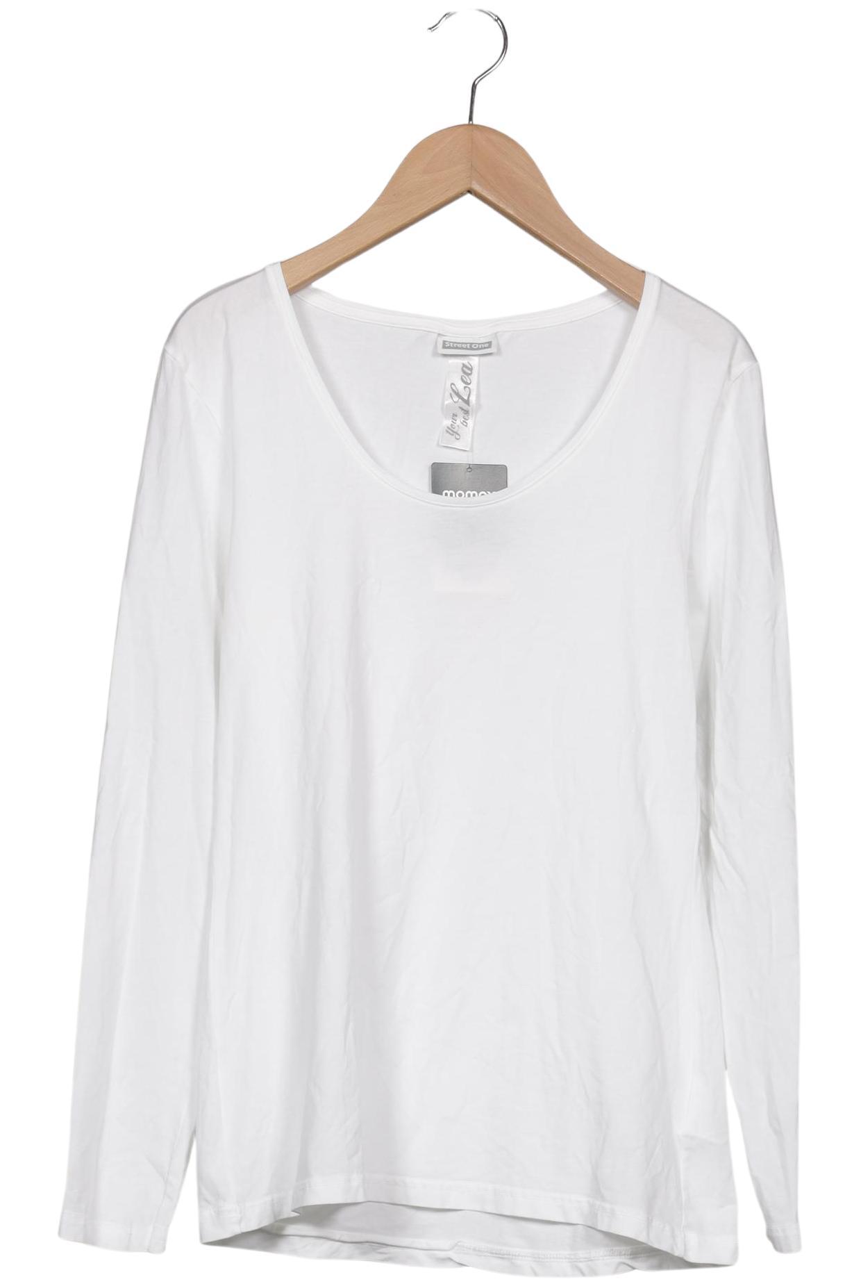 

Street One Damen Langarmshirt, weiß, Gr. 40