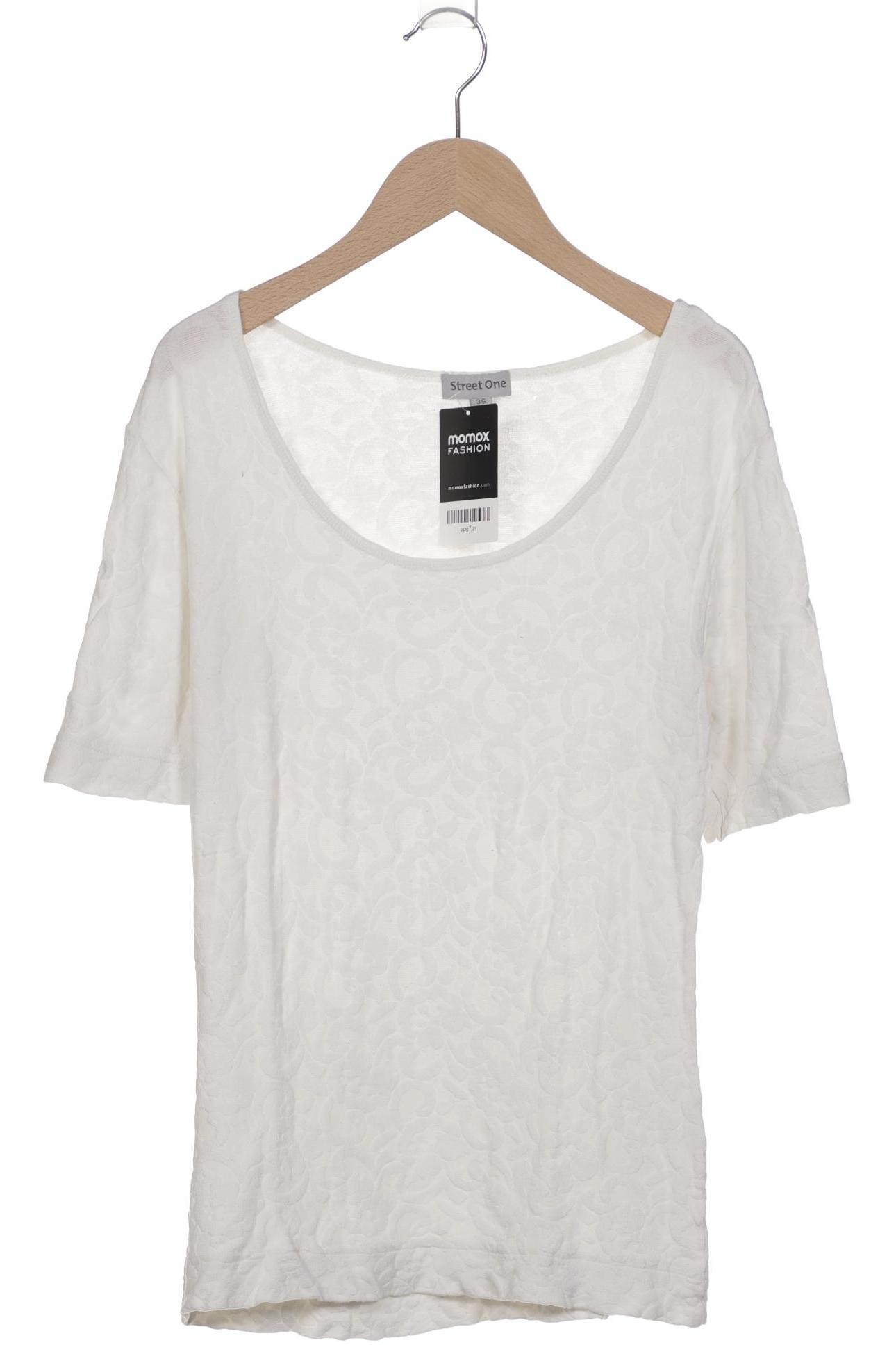 

Street One Damen T-Shirt, weiß, Gr. 36