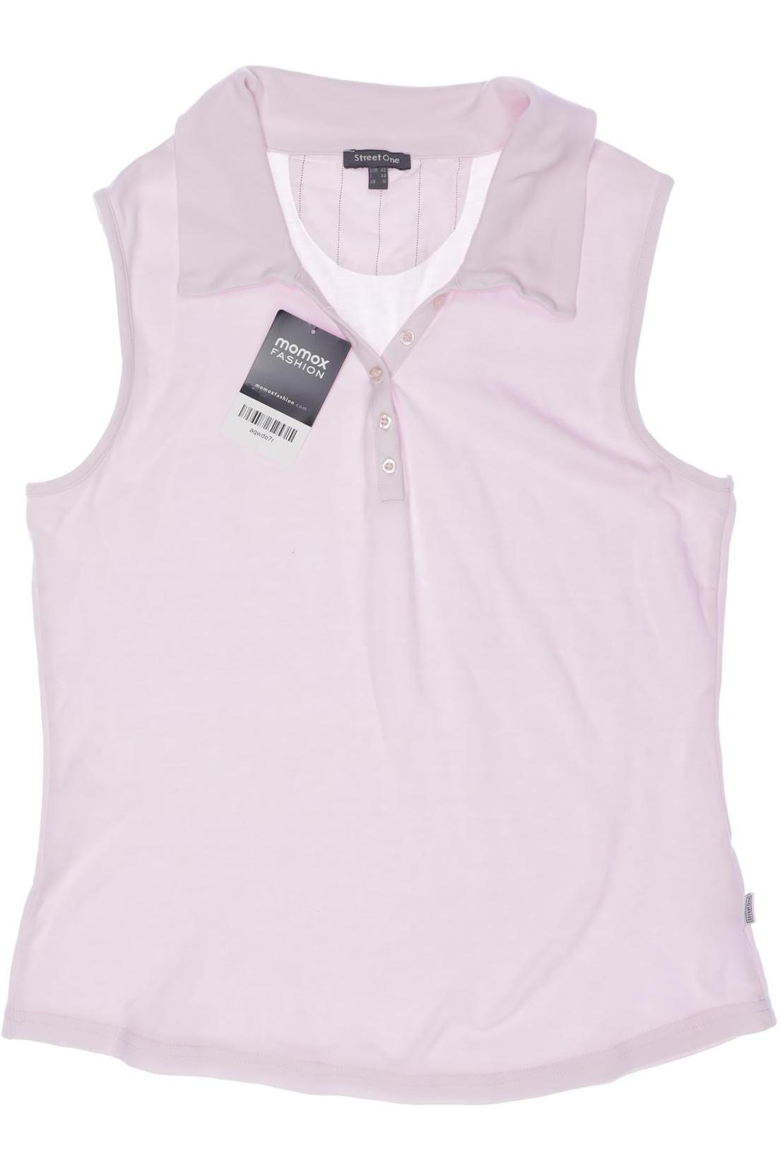 

Street One Damen Poloshirt, pink, Gr. 42