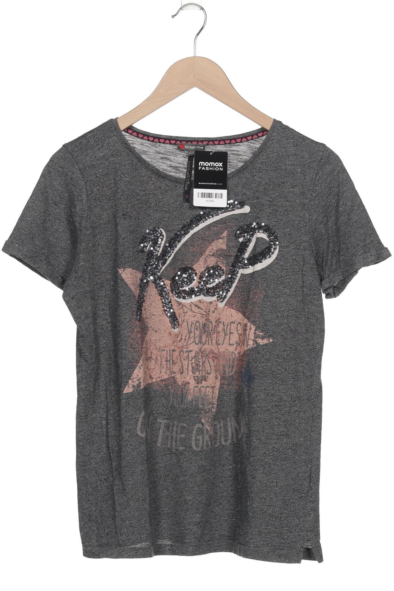 

Street One Damen T-Shirt, grau, Gr. 40