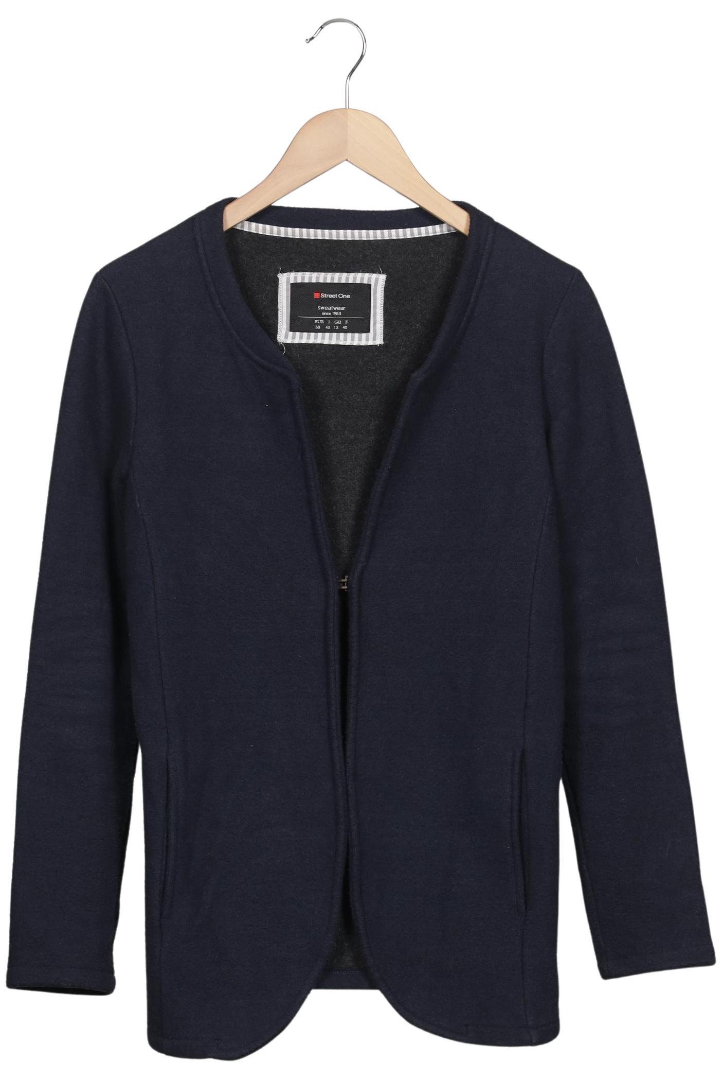 

Street One Damen Strickjacke, marineblau, Gr. 38