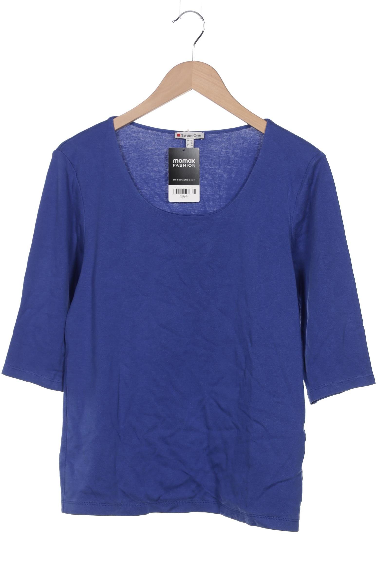 

Street One Damen Langarmshirt, blau, Gr. 42