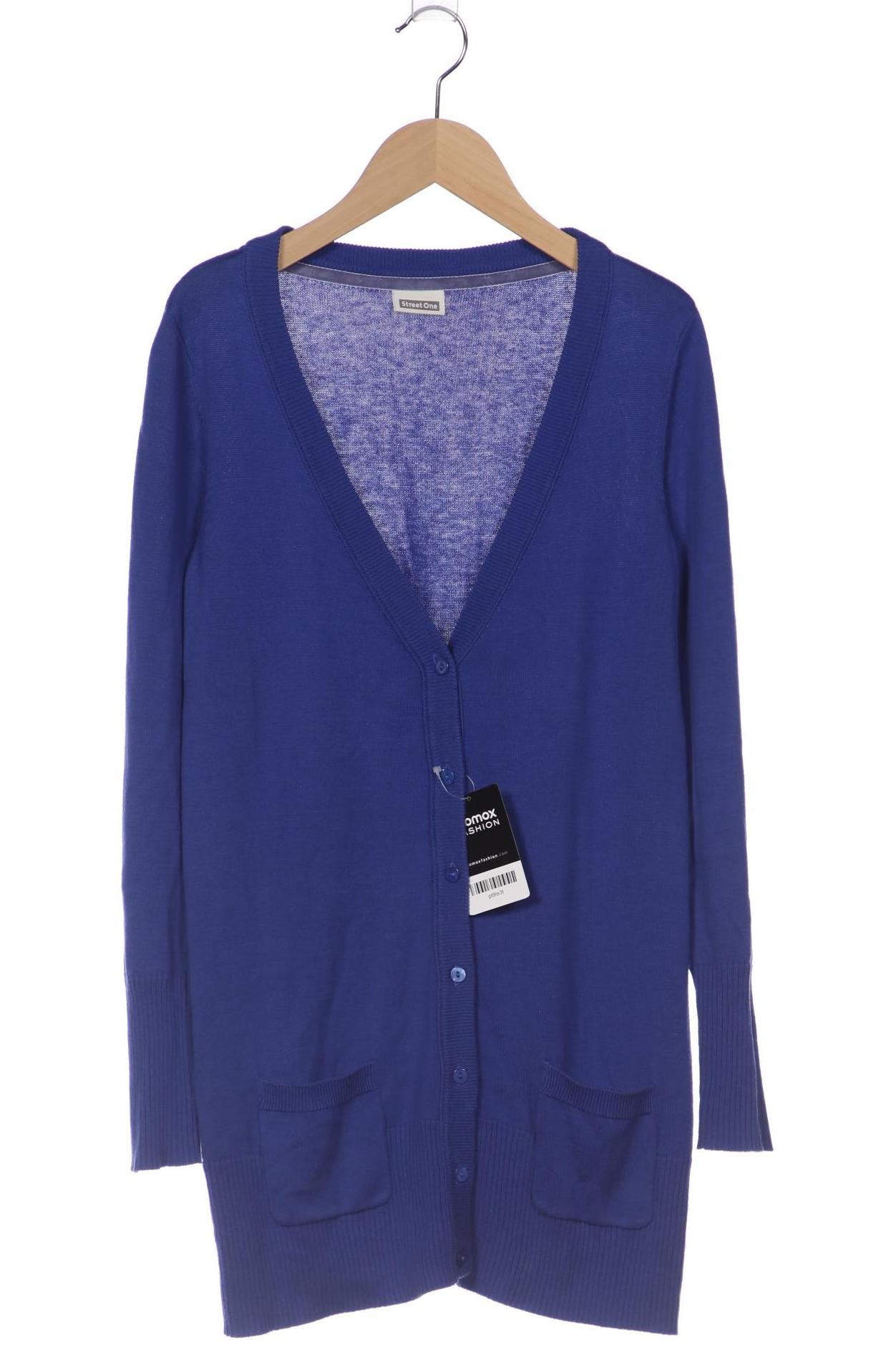 

Street One Damen Strickjacke, blau, Gr. 36