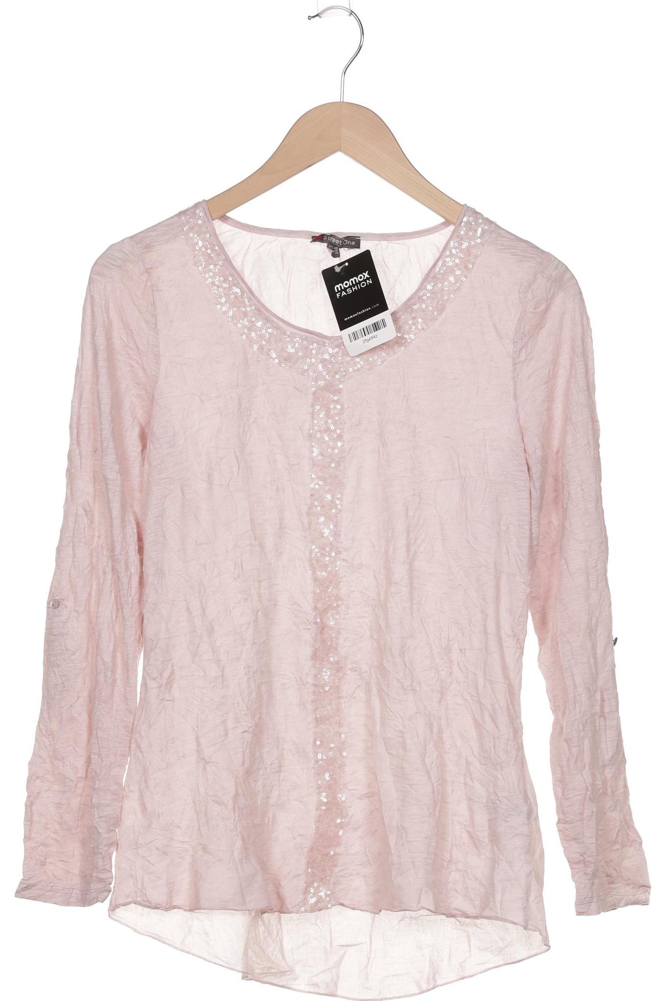 

Street One Damen Langarmshirt, pink, Gr. 36