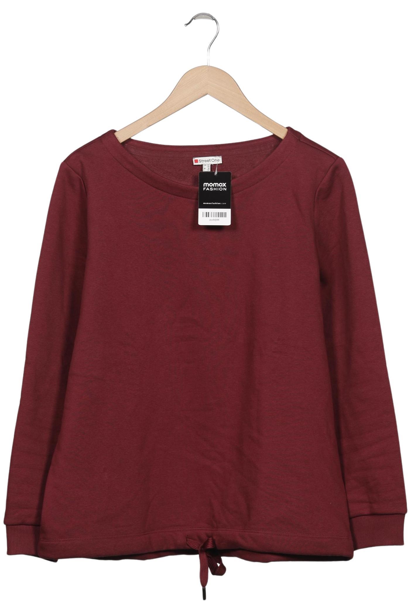 

Street One Damen Sweatshirt, bordeaux, Gr. 42