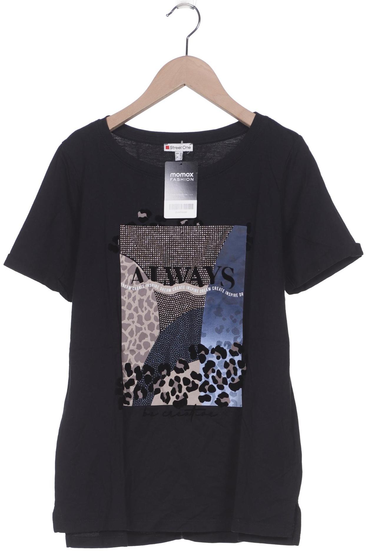 

Street One Damen T-Shirt, marineblau, Gr. 36