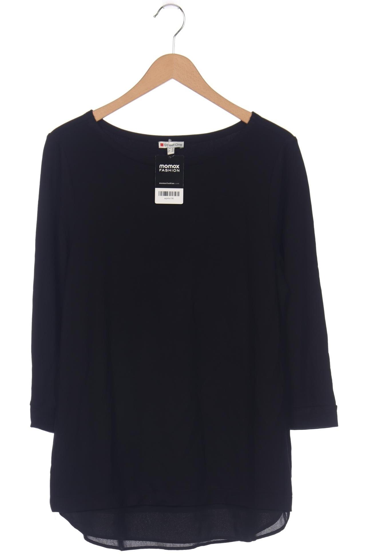 

Street One Damen Sweatshirt, schwarz, Gr. 42