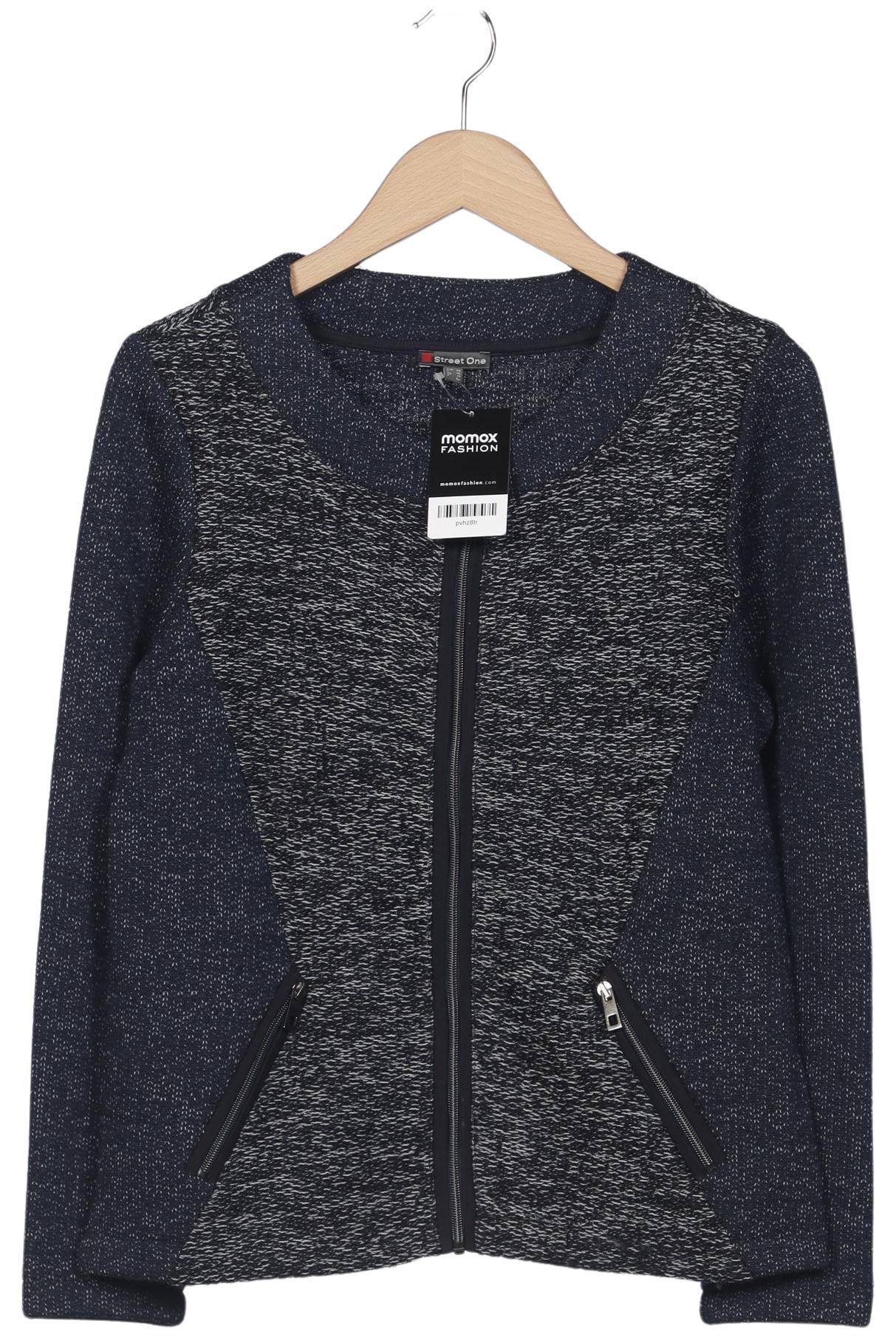 

Street One Damen Strickjacke, marineblau, Gr. 40