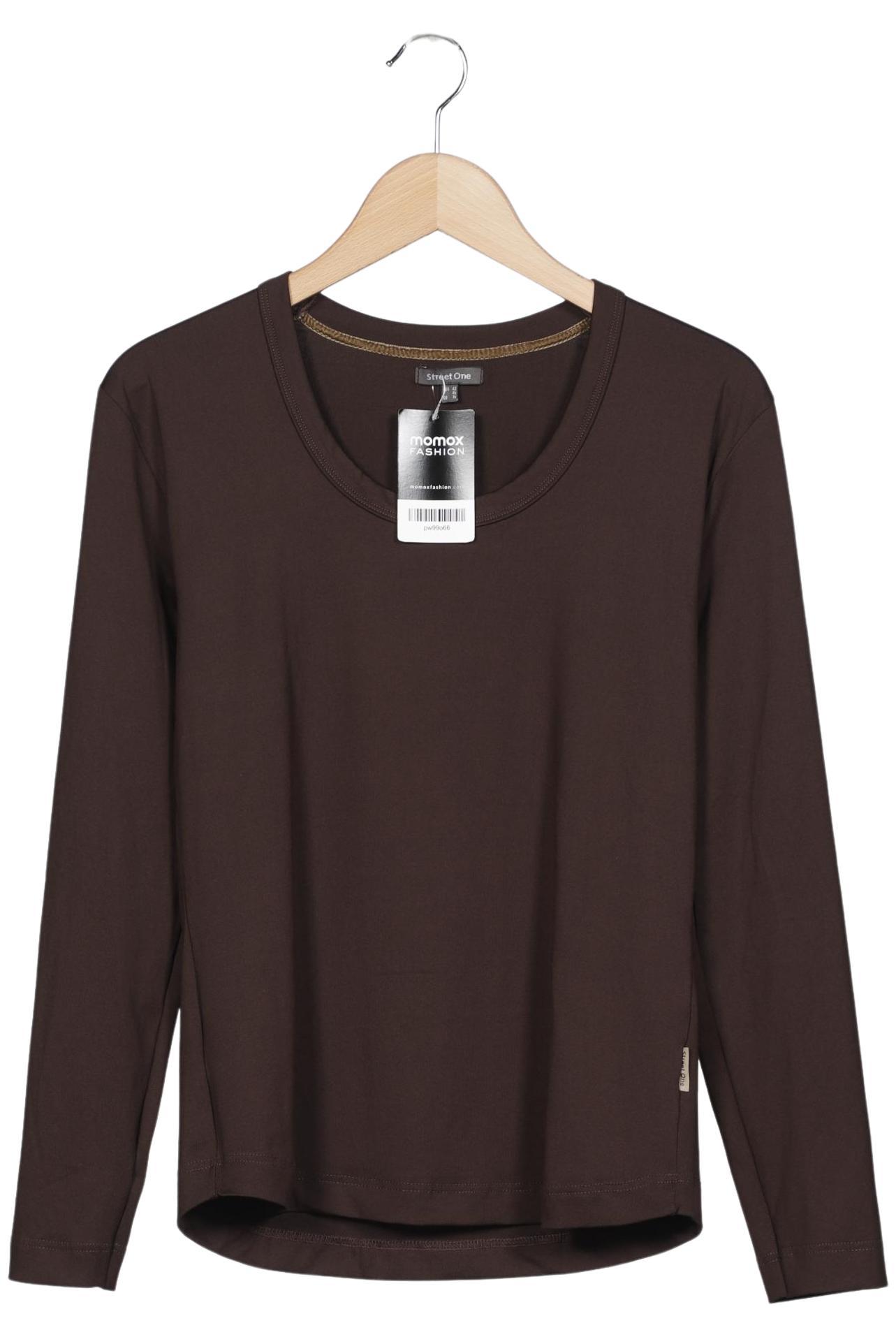 

Street One Damen Langarmshirt, braun, Gr. 42