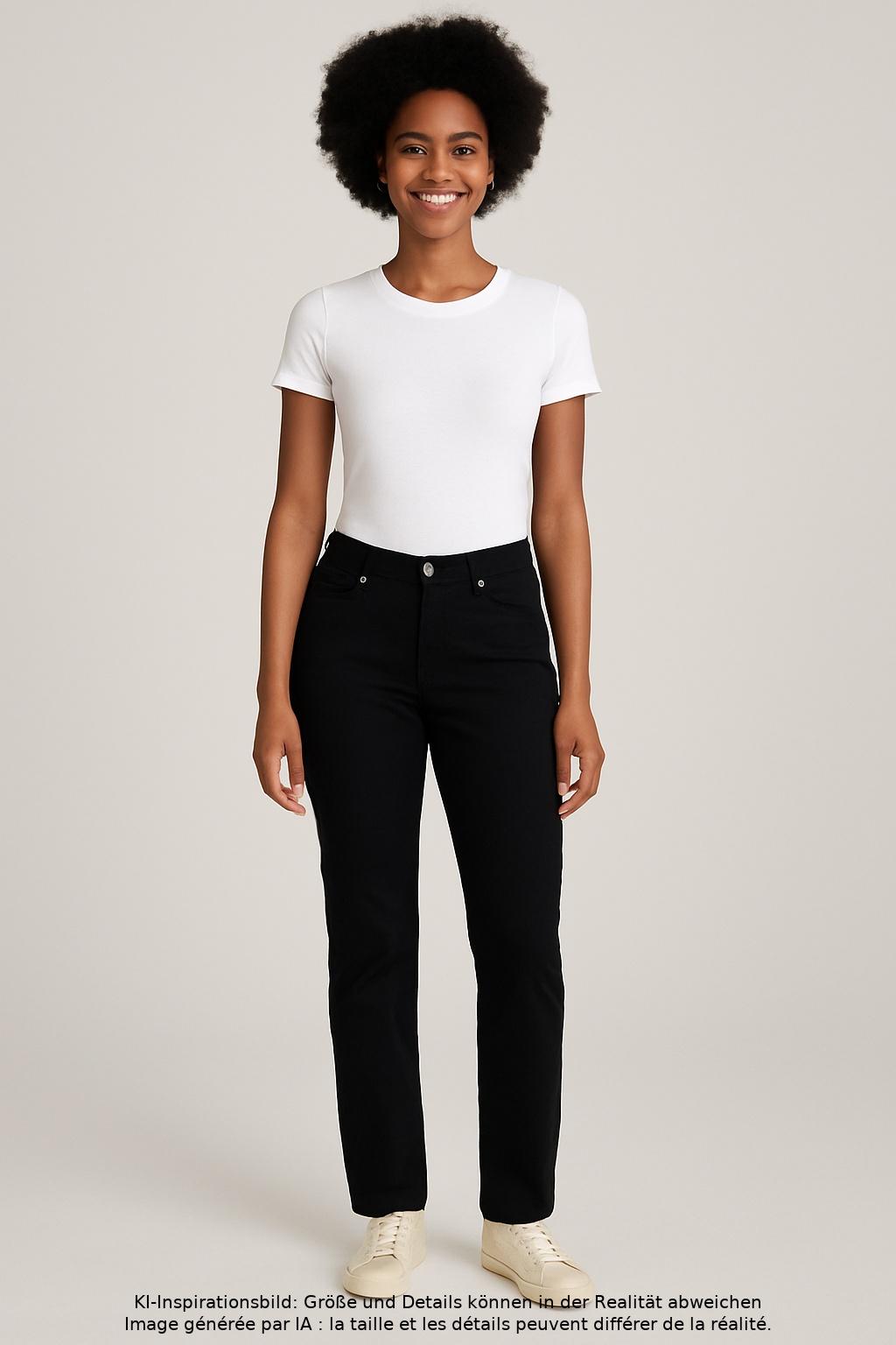 

Street One Damen Stoffhose, schwarz, Gr. 36