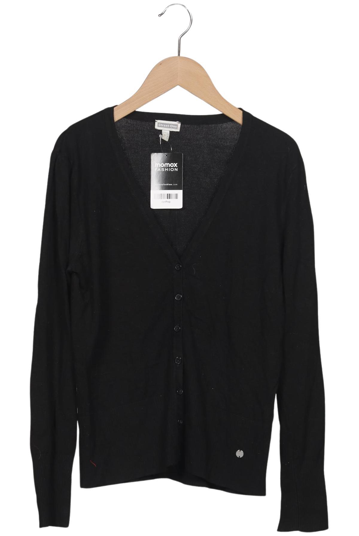

Street One Damen Strickjacke, schwarz, Gr. 40